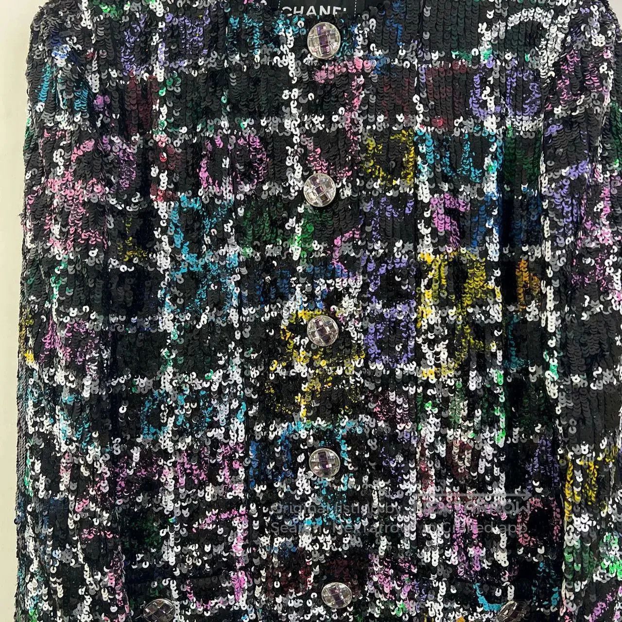 Chanel Chanel 22a Sequin Tweed Jacket. Size US M / EU 48-50 / 2 - 3 Thumbnail