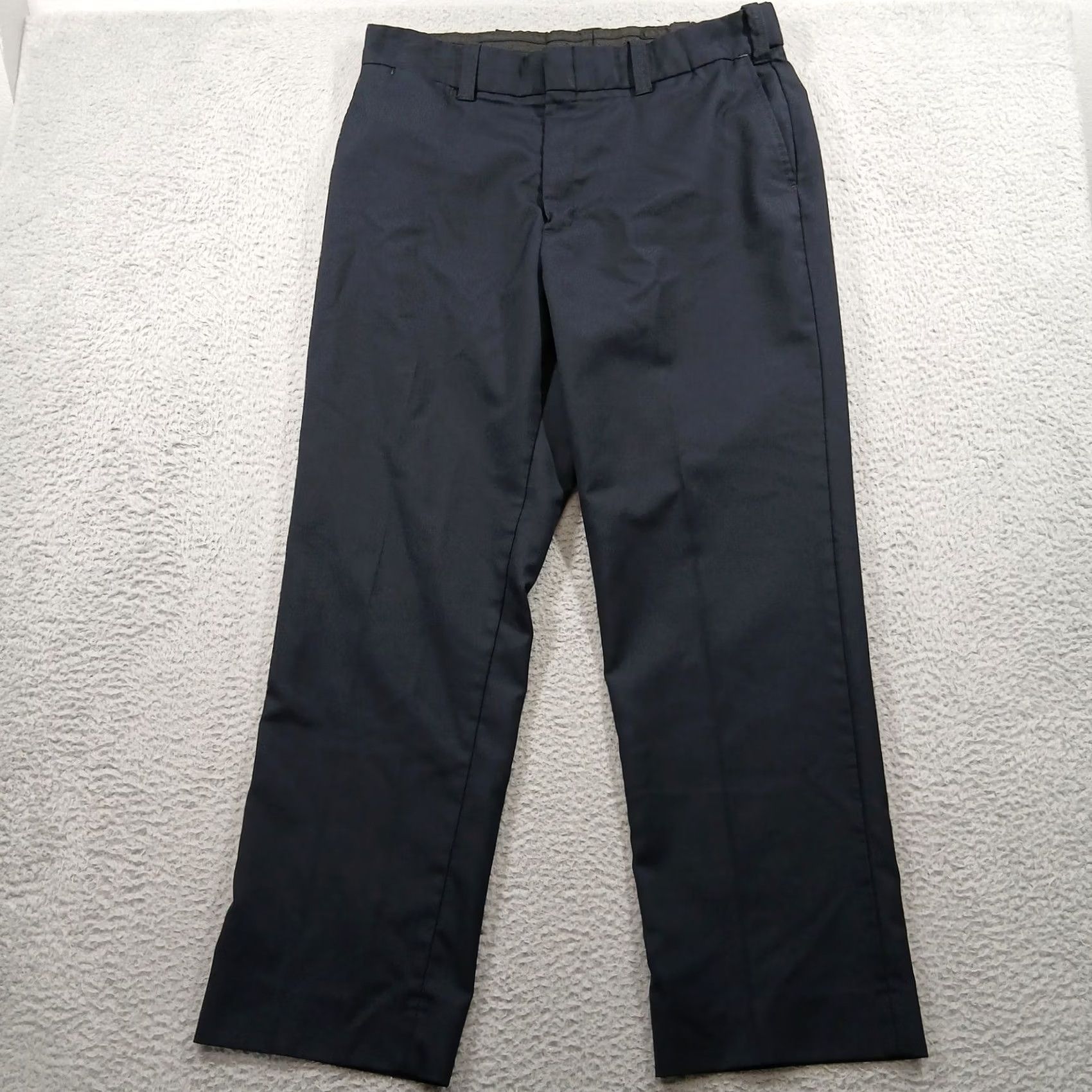 Vintage VINTAGE Flying Cross Justice Uniform Pants Wool Blend LAPD Navy Police Duty Blue 36 34x22 Mens Size US 36 / EU 52 - 2 Thumbnail