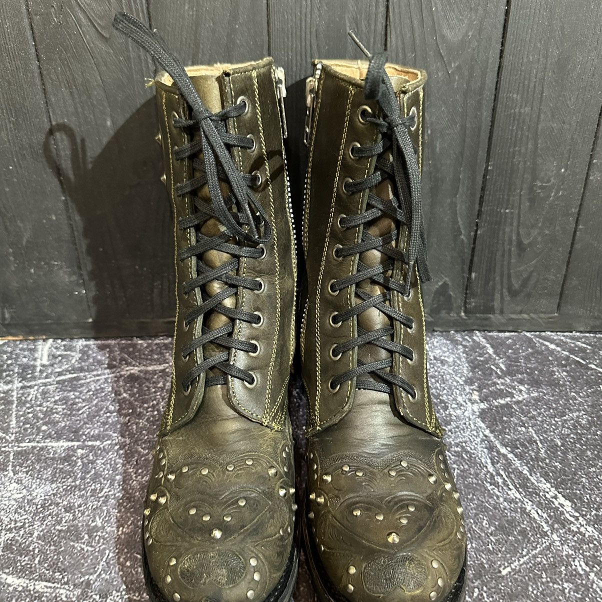 ASH ASH - Women’s Leather BIKER Boots 39 Rick Owens Style Size US 9 / IT 39 - 6 Thumbnail