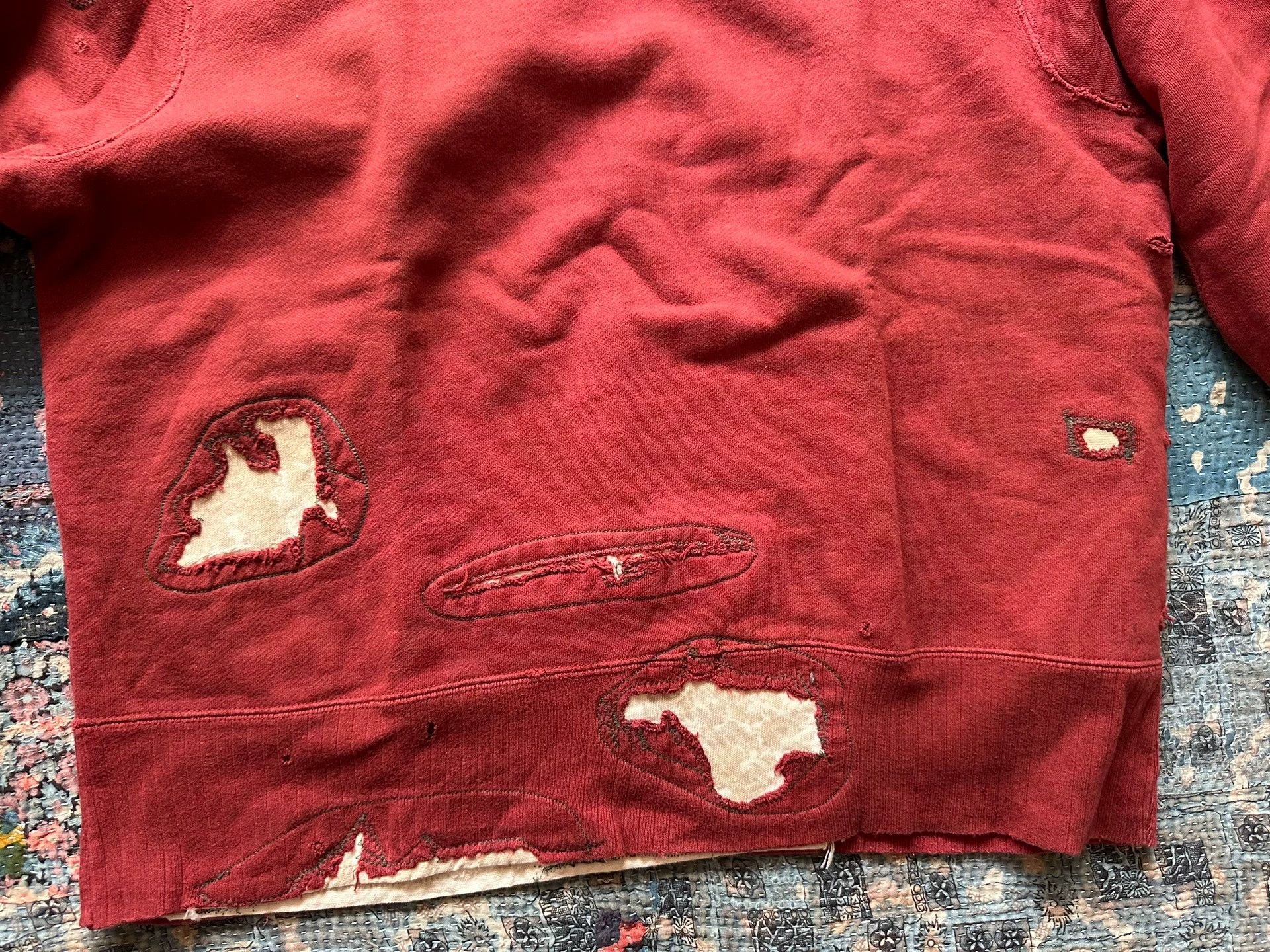 Levi's LVC Distressed Destroyed Tee M w/ 2 White Cuff Patches Size US M / EU 48-50 / 2 - 4 Thumbnail