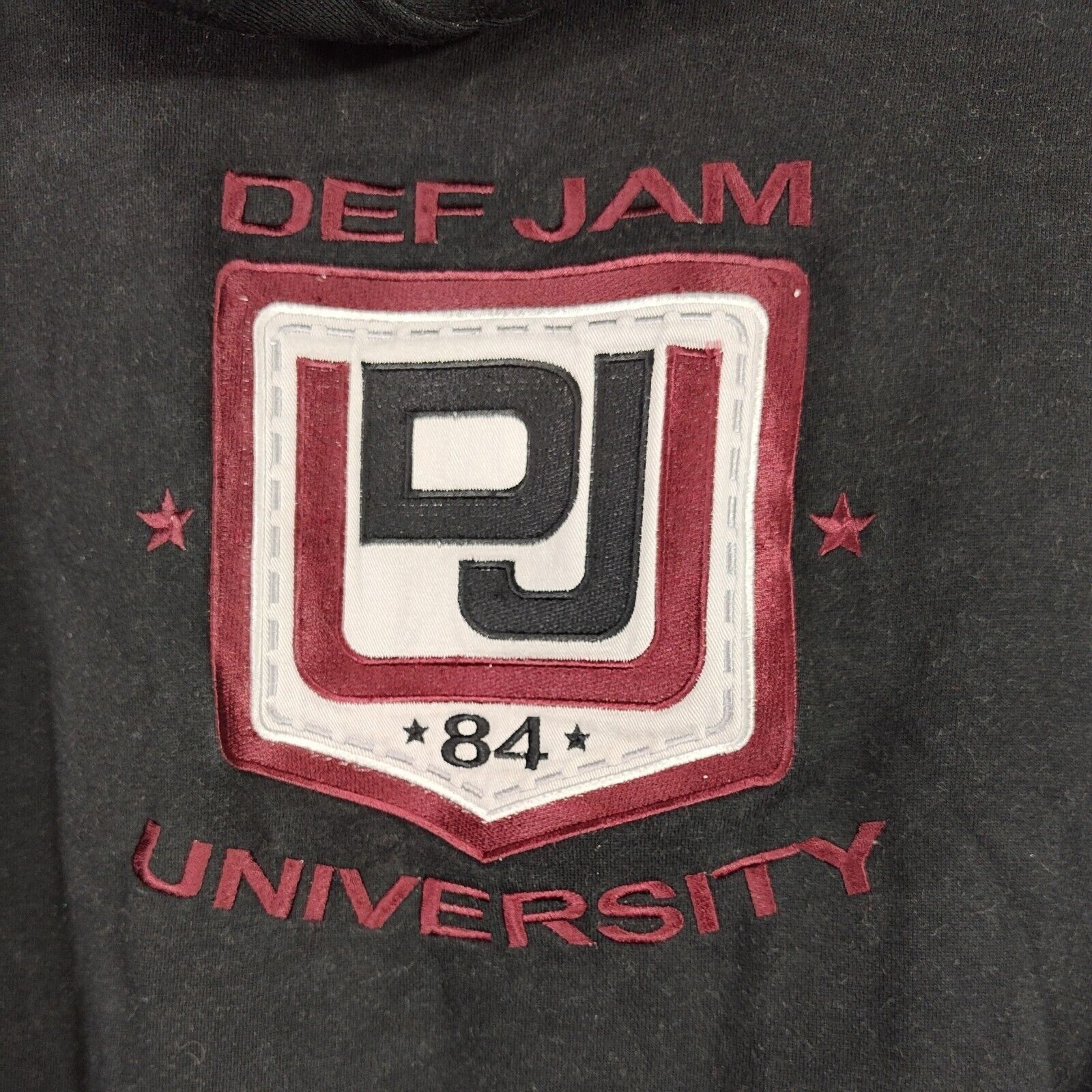 Other Vtg Def Jam University 84 Hood Open Robe Size M/L Black Size US L / EU 52-54 / 3 - 7 Thumbnail