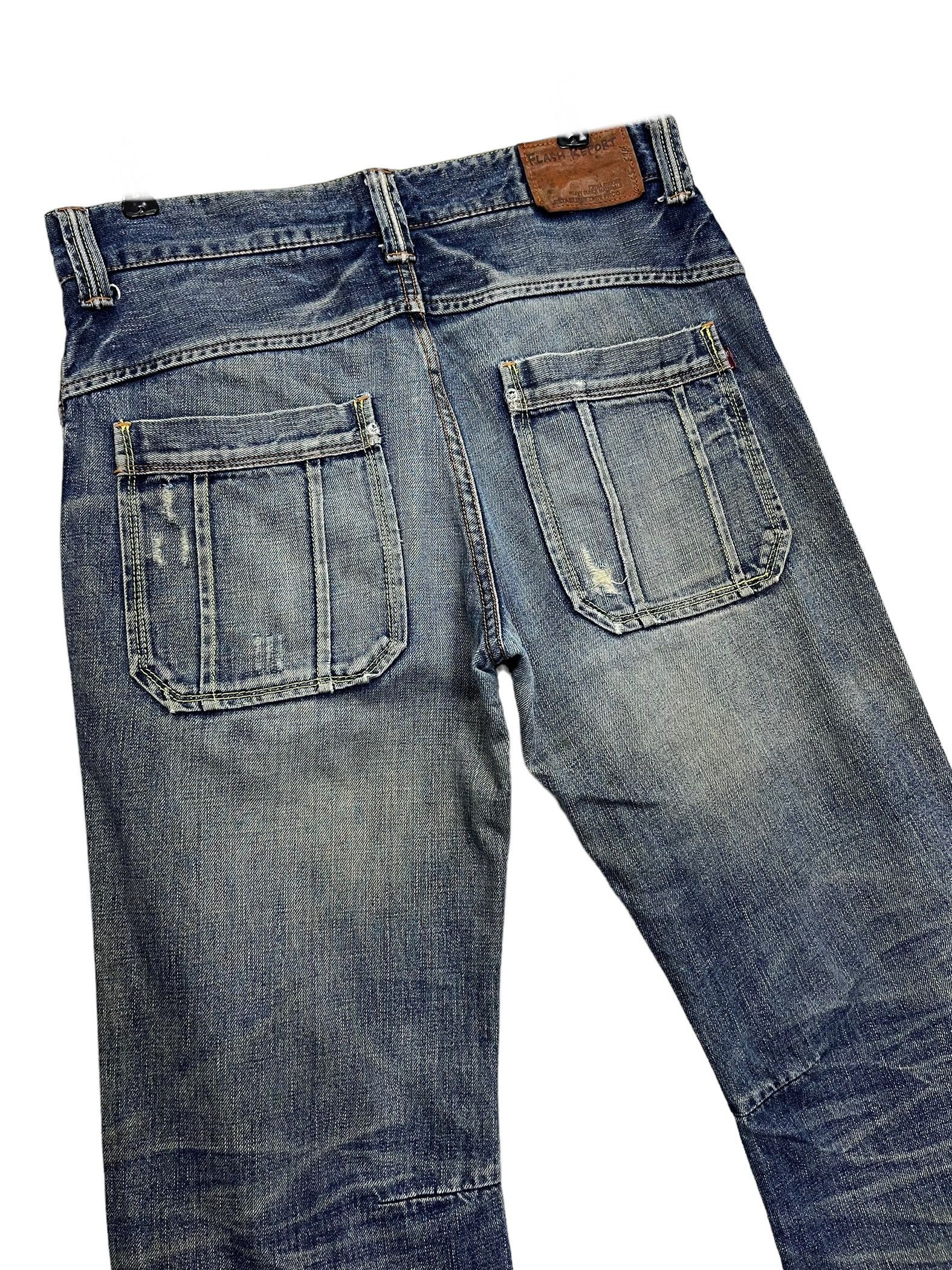 Report Collection 🔥FLASH REPORT Vintage Fatigues Denim Mudwash Bush Pants Size US 31 - 10 Thumbnail