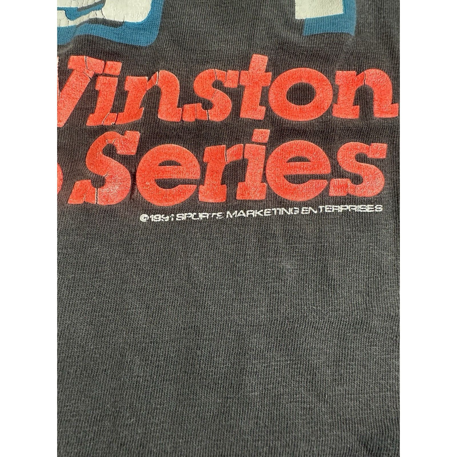 Vintage Vintage 1991 Daytona Winston Cup Series T-Shirt Racing NASCA Size US L / EU 52-54 / 3 - 3 Thumbnail