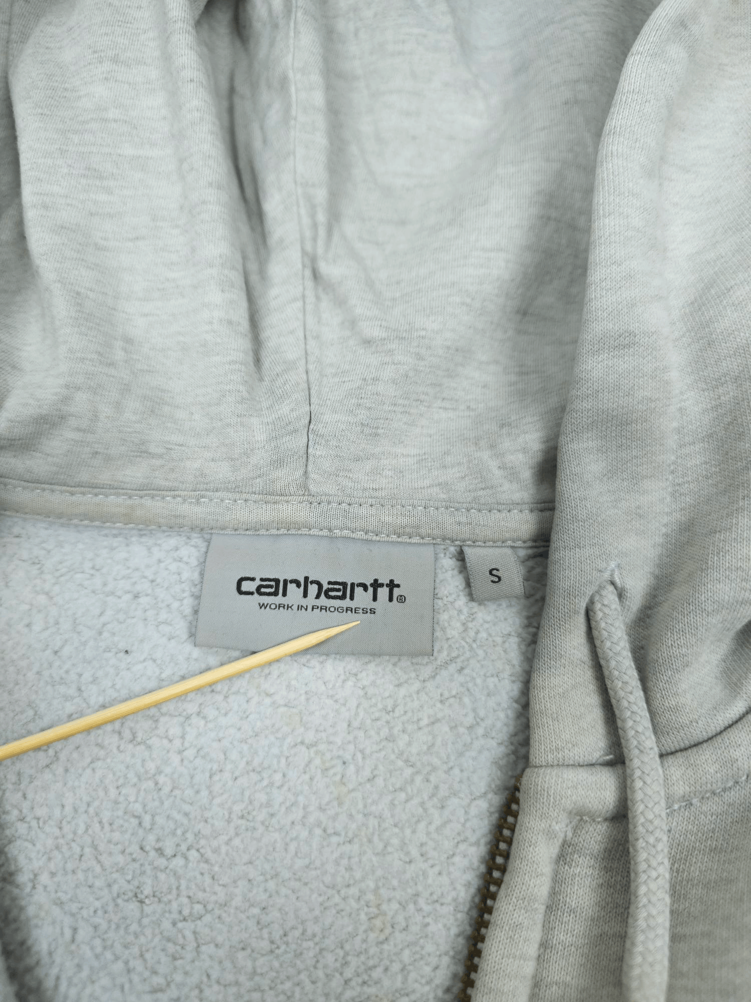 Carhartt 💎 Vintage Y2K Carhartt Gray Sweatshirt Hoodie Logo Basic Size US S / EU 44-46 / 1 - 7 Thumbnail