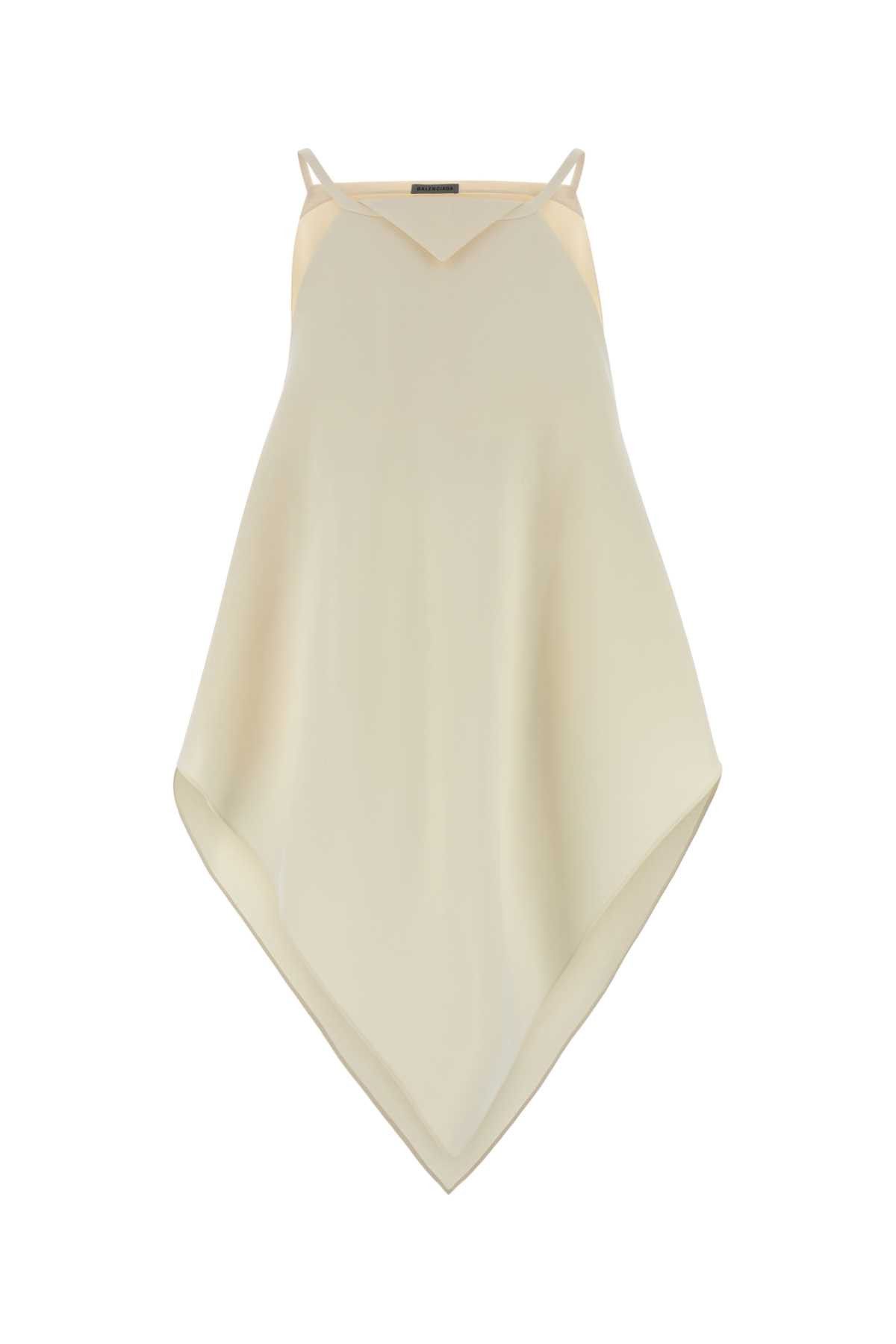 Balenciaga Ivory Silk Blend Top Size S / US 4 / IT 40 - 1 Thumbnail