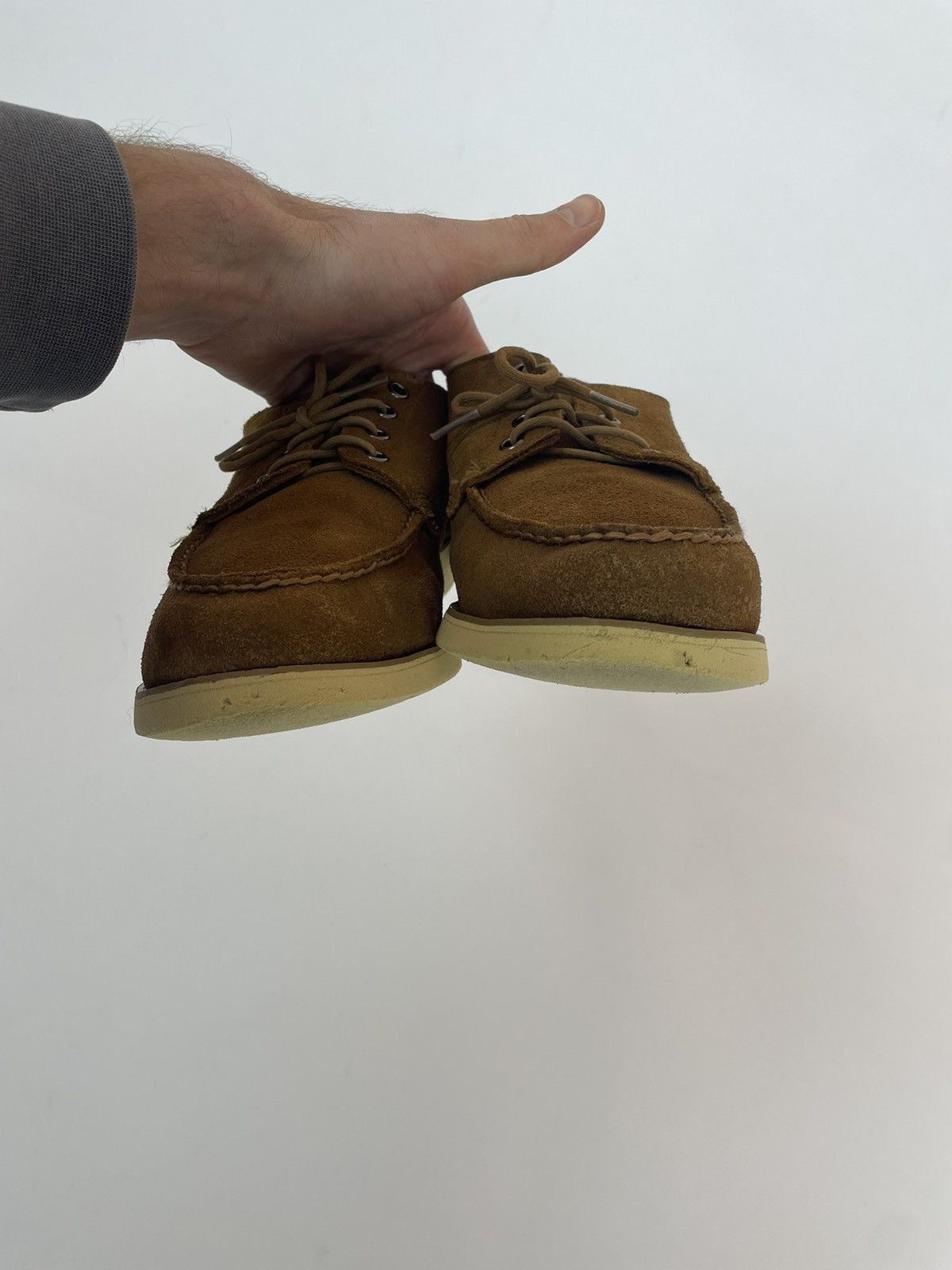 Sebago SEBAGO Mens Beige suede Casual Shoes Sz. US10.5 EUR44.5 UK10 Size US 10.5 / EU 43-44 - 5 Thumbnail