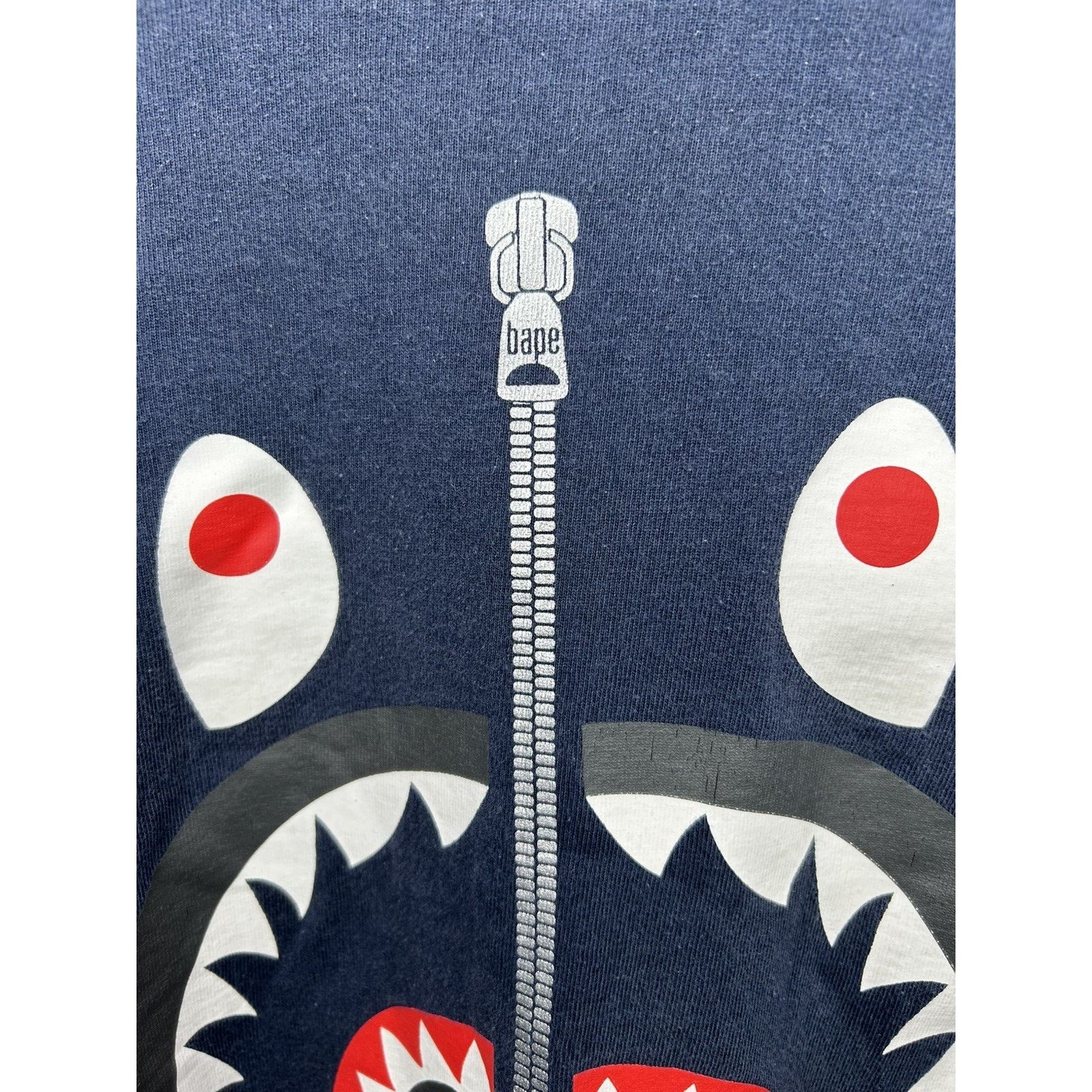 Bape BAPE shark Long sleeve T Shirt Size Medium A Bathing Ape Size US L / EU 52-54 / 3 - 2 Thumbnail