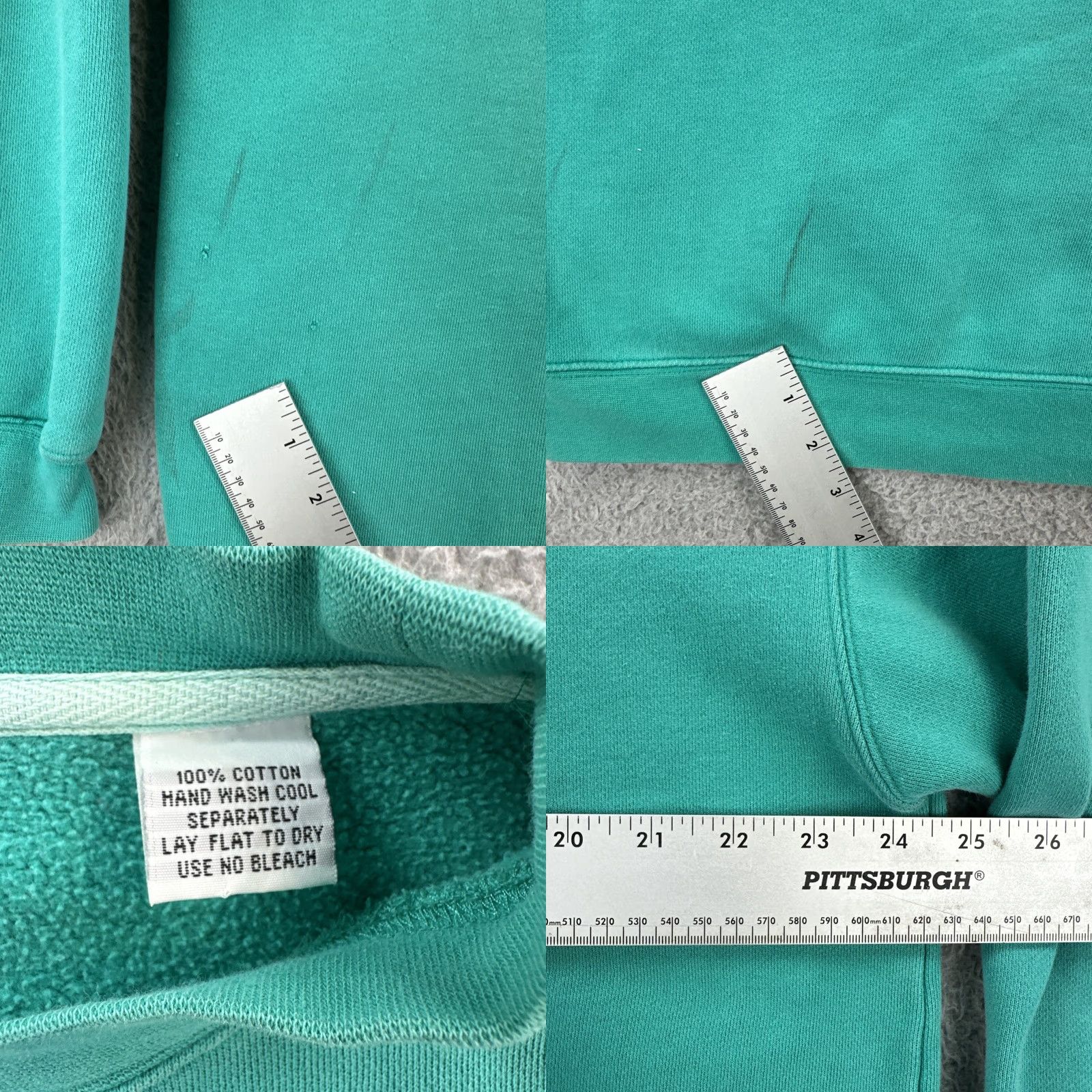 Vintage VINTAGE Men Large Green Crew Neck Sweatshirt Embroidered 90s Cayman Oceans Dive Size US L / EU 52-54 / 3 - 8 Thumbnail