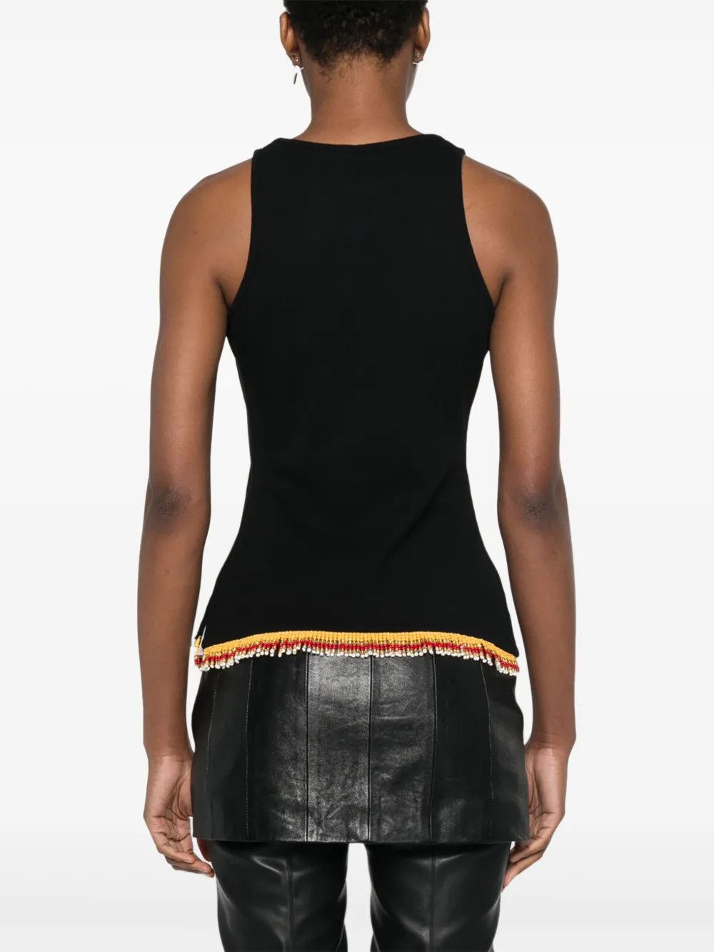 Off-White o1y1225 Logo Tank Top in Black Size S / US 4 / IT 40 - 4 Thumbnail