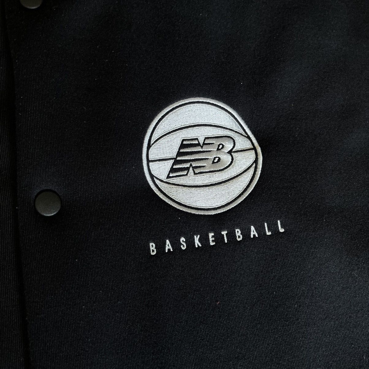 New Balance New Balance Basketball Fleece Lined Button Up Varsity Jacket Size US L / EU 52-54 / 3 - 6 Thumbnail