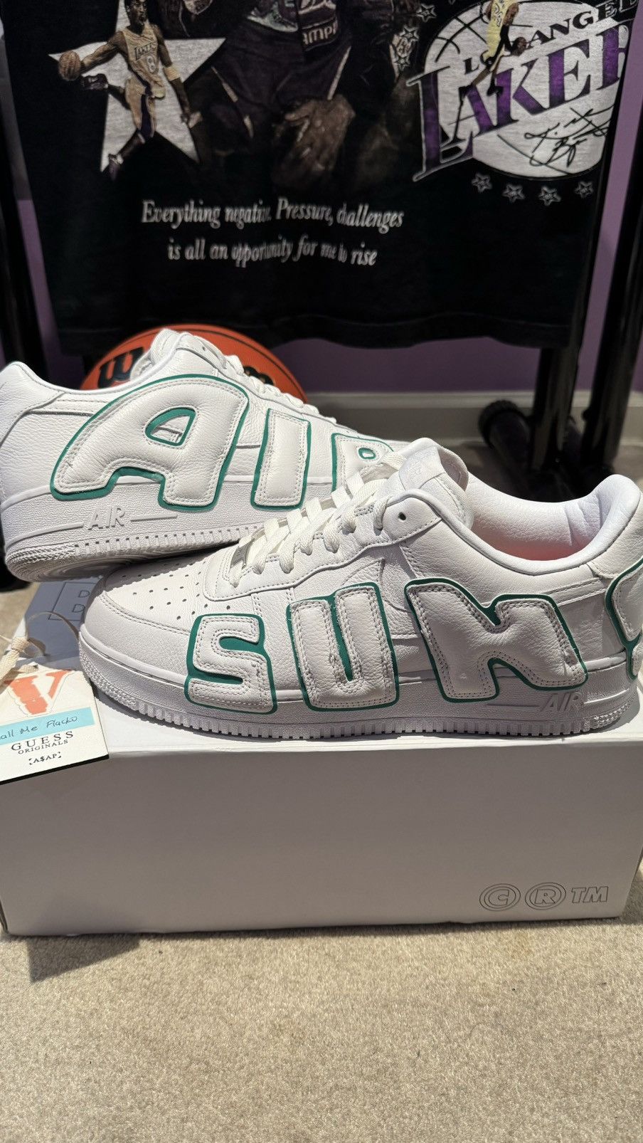Cactus Plant Flea Market × Nike Nike x CPFM Cactus Plant Flea Market Air Force 1 By You Size US 10.5 / EU 43-44 - 4 Thumbnail