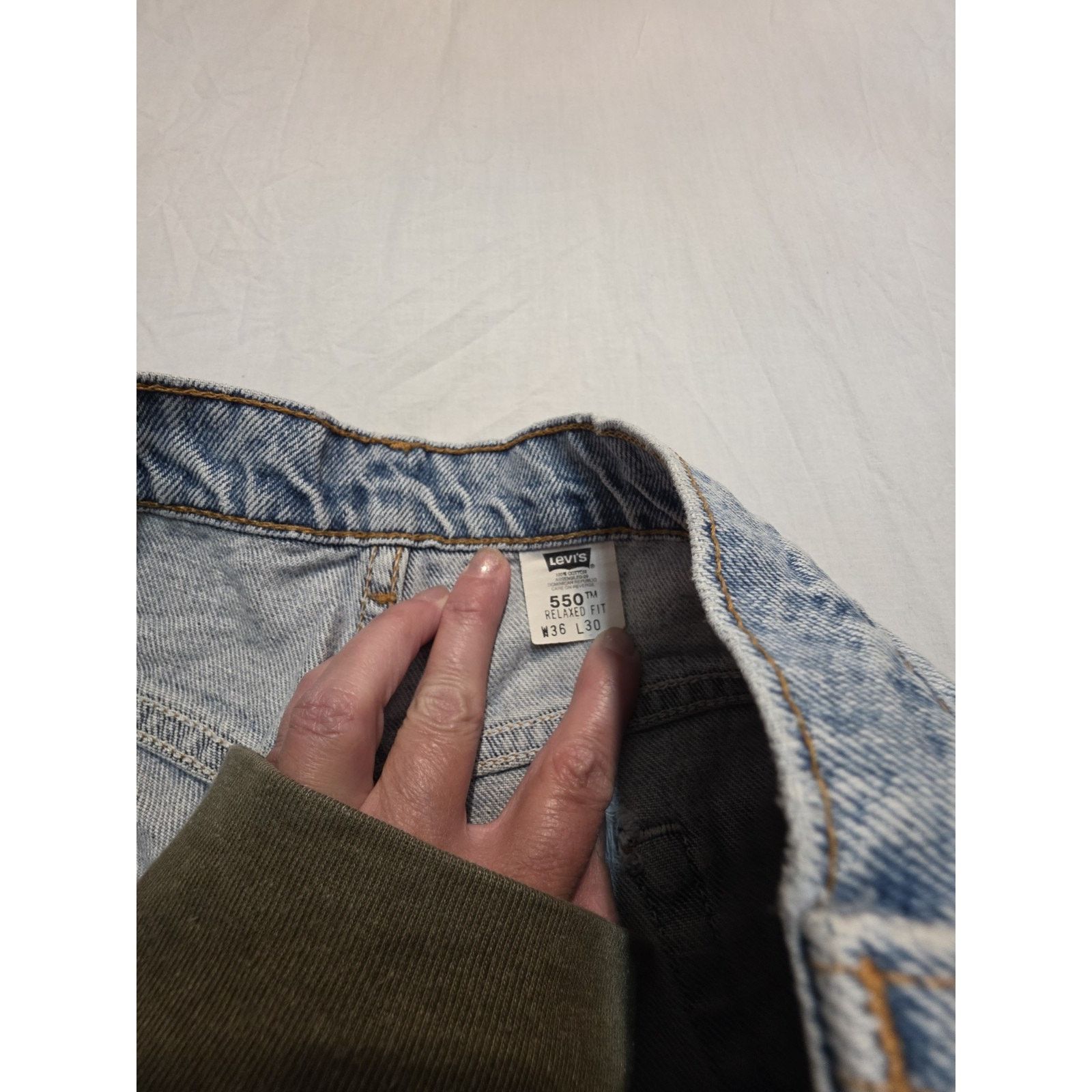 Levi's Levis Men's 550 36x30 Relaxed Fit Size US 36 / EU 52 - 5 Thumbnail