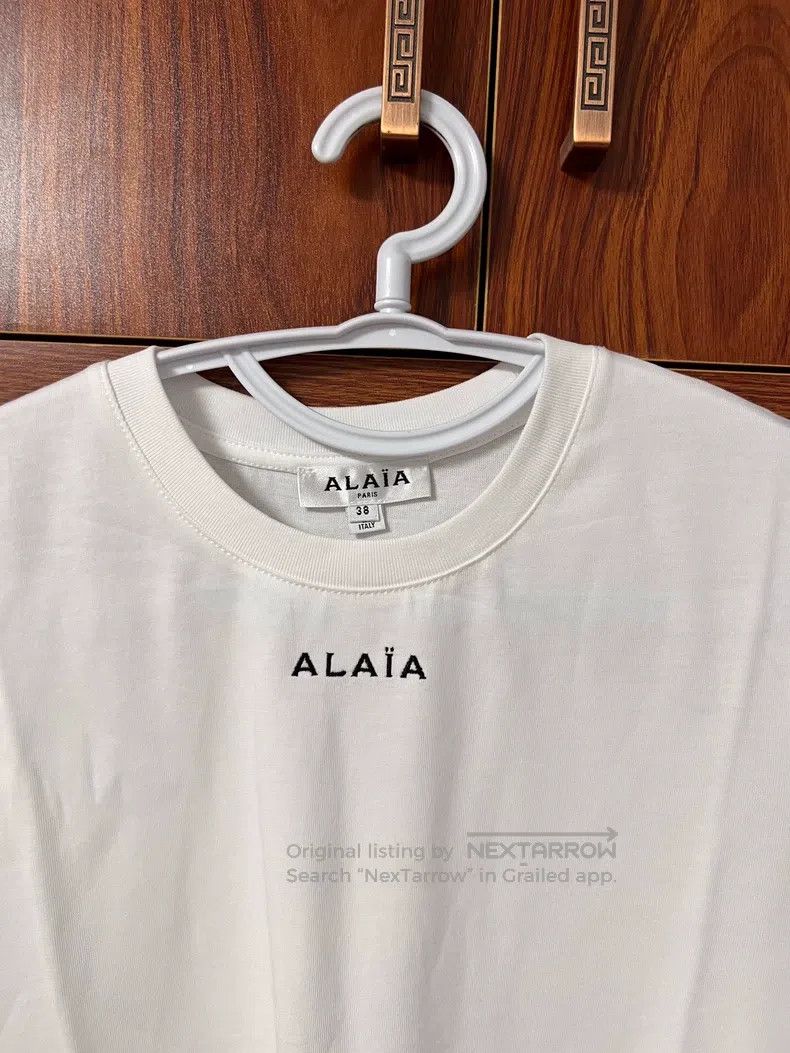 Other Alaia Women's White Short Sleeve T-Shirt Size XS / US 0-2 / IT 36-38 - 3 Thumbnail