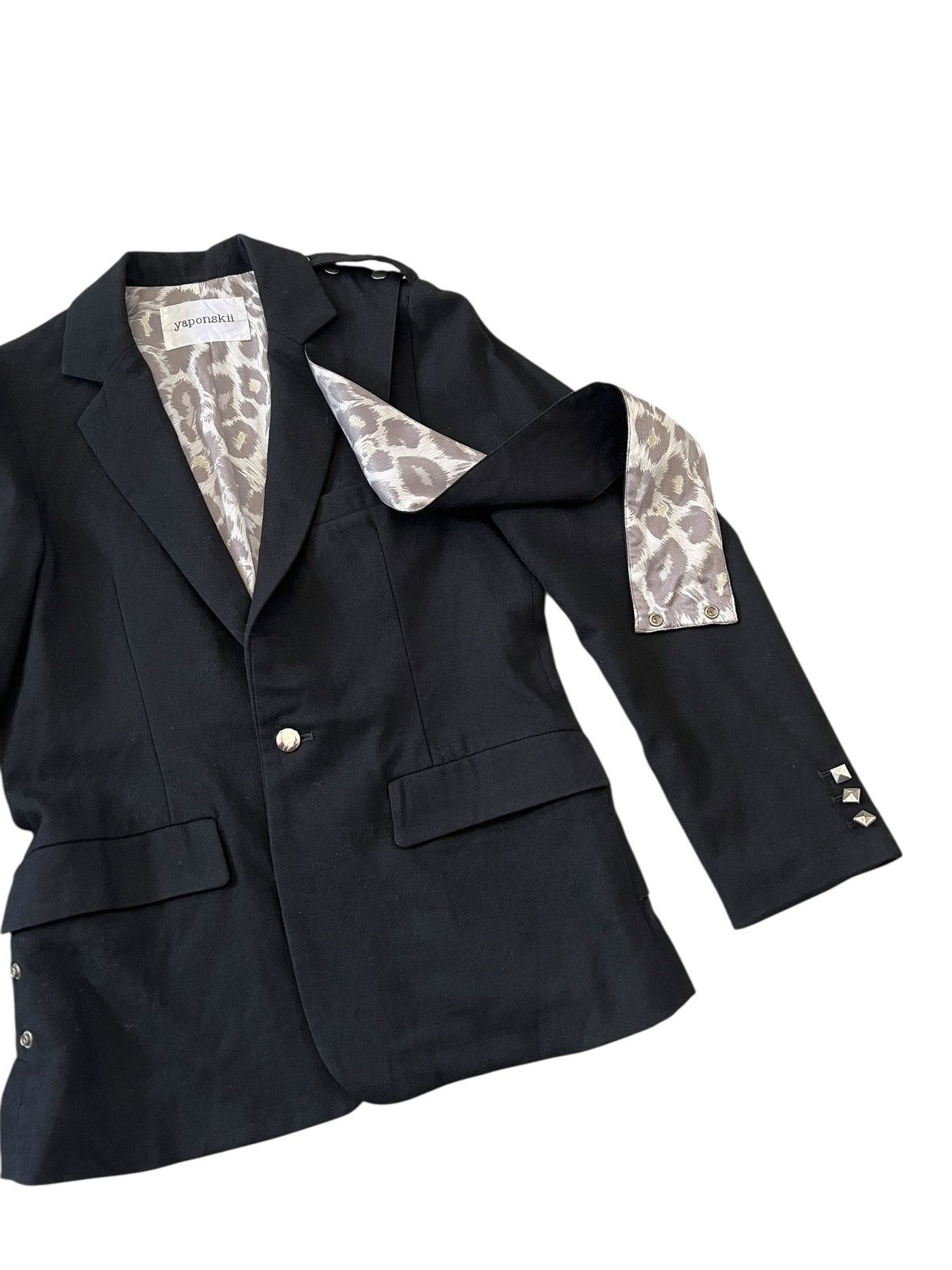 Yaponskii 1990s Yaponskii Bondage Blazer Jacket Size US S / EU 44-46 / 1 - 7 Thumbnail