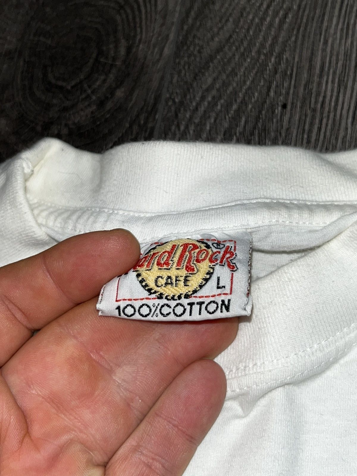 Hard Rock Cafe Vintage 90s Hard Rock Cafe Amsterdam Graphic Tee L Size US L / EU 52-54 / 3 - 6 Thumbnail