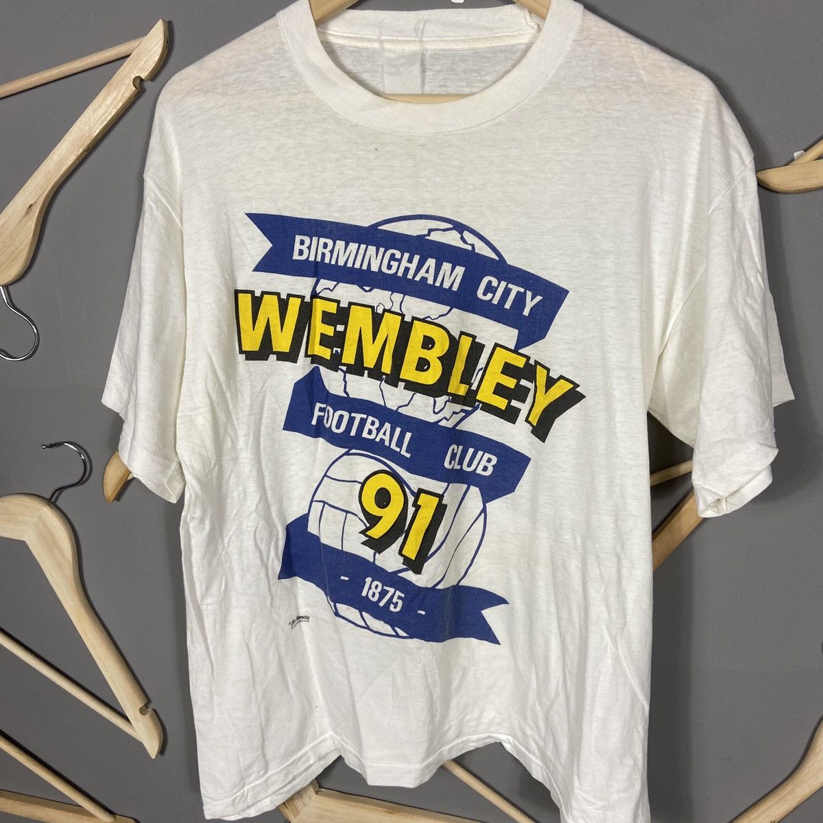 Vintage Vintage 1991 Birmingham City Football Club t-shirt Size US XL / EU 56 / 4 - 3 Thumbnail