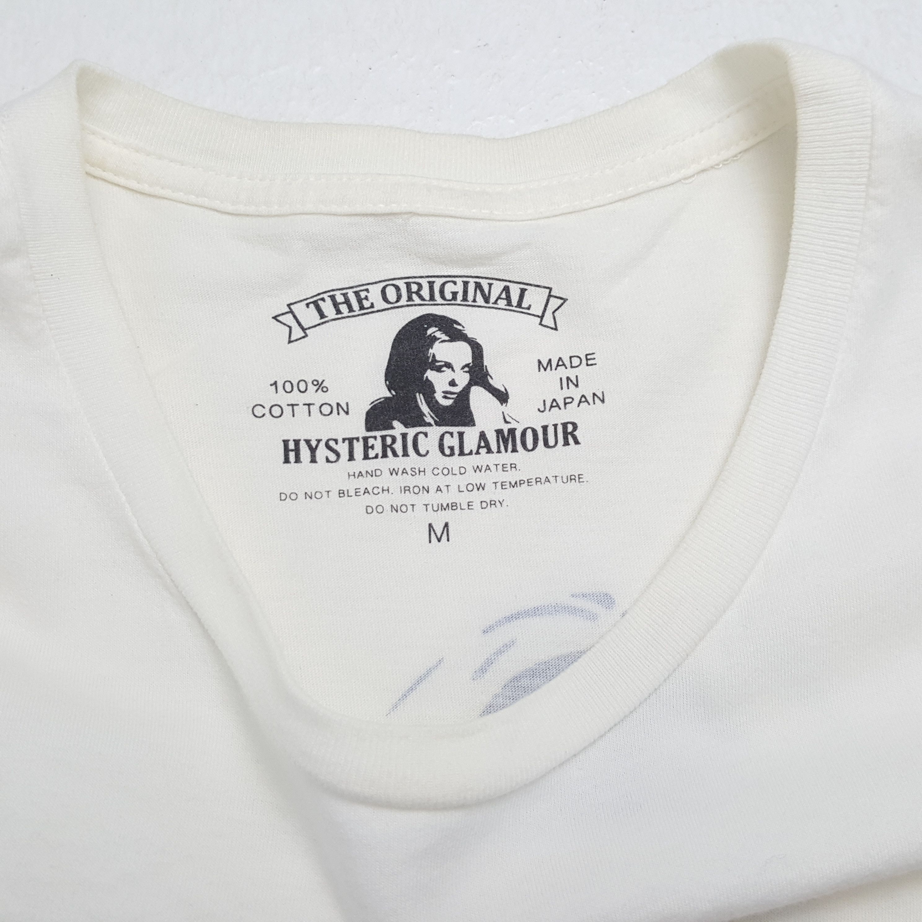 Hysteric Glamour × Japanese Brand × Vintage Vintage HYSTERIC GLAMOUR Japanese Fashion Brand T-Shirts Size US M / EU 48-50 / 2 - 8 Thumbnail
