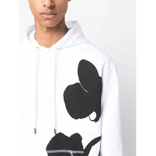 Alexander McQueen o1y1024 Hooded Sweatshirt In White Size US M / EU 48-50 / 2 - 5 Thumbnail