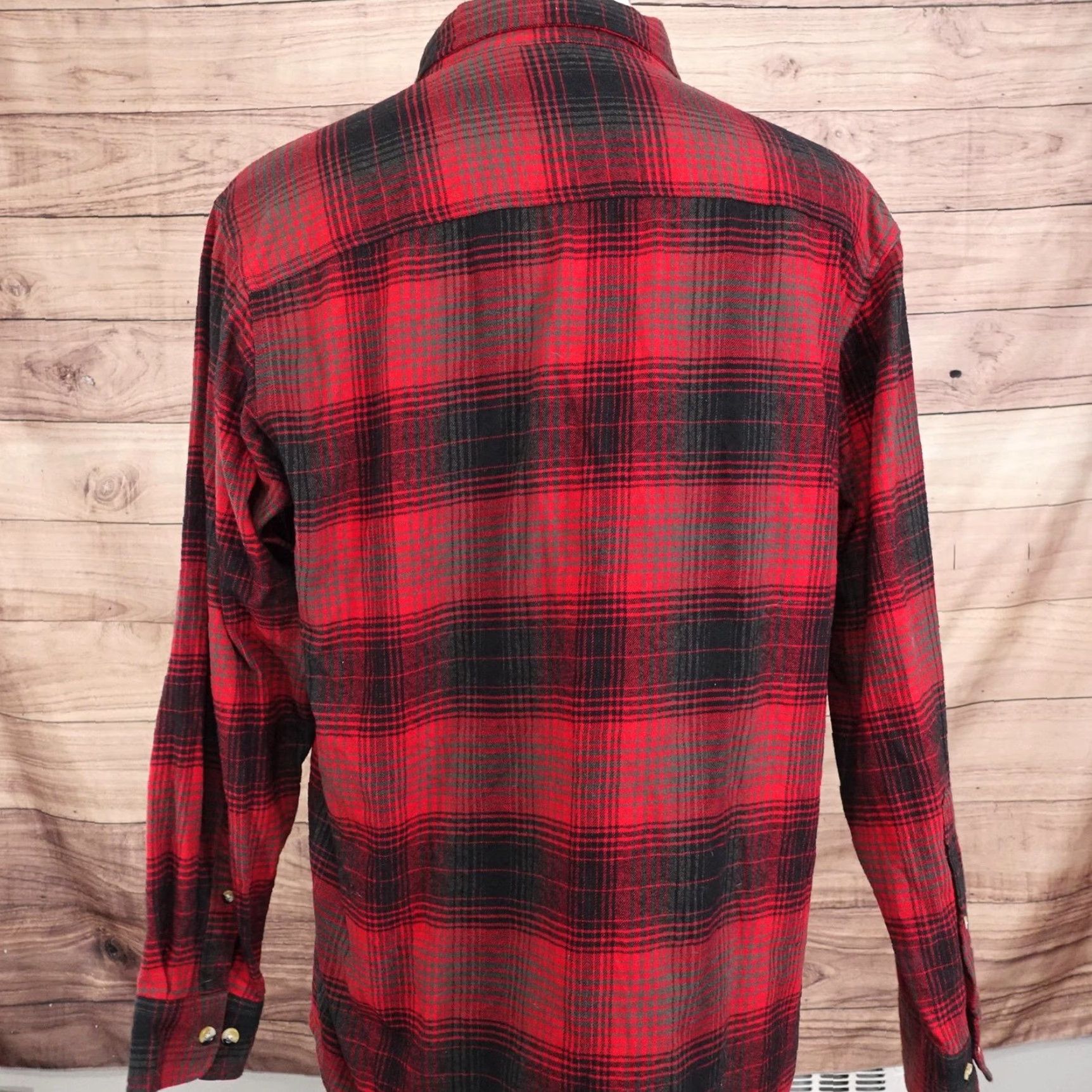 Vintage VINTAGE Hobbs Creek Shirt Mens Large Flannel Button-Down Long Sleeve Plaid Cotton Outdoors Workwear Size US L / EU 52-54 / 3 - 4 Thumbnail
