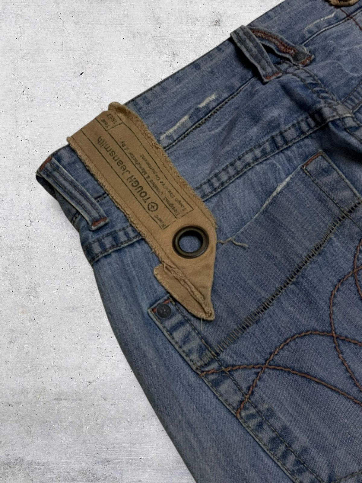 Japanese Brand VINTAGE TOUGH OG JAPAN CRAFTED RARE FIND SERIAL KILLER DENIM Size US 34 / EU 50 - 16 Thumbnail