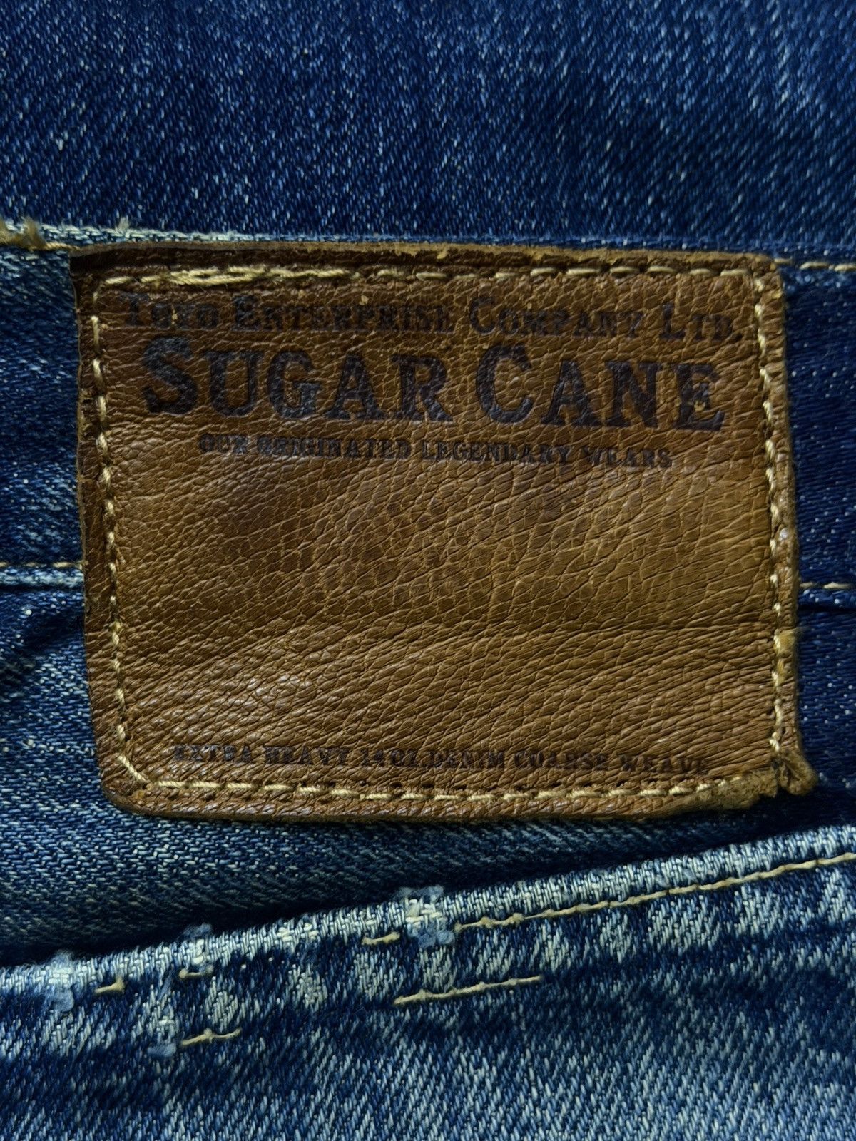 Sugar Cane Vintage 00s Sugar Canes & Co Japan Selvedge Denim Jeans W32 Size US 32 / EU 48 - 13 Thumbnail