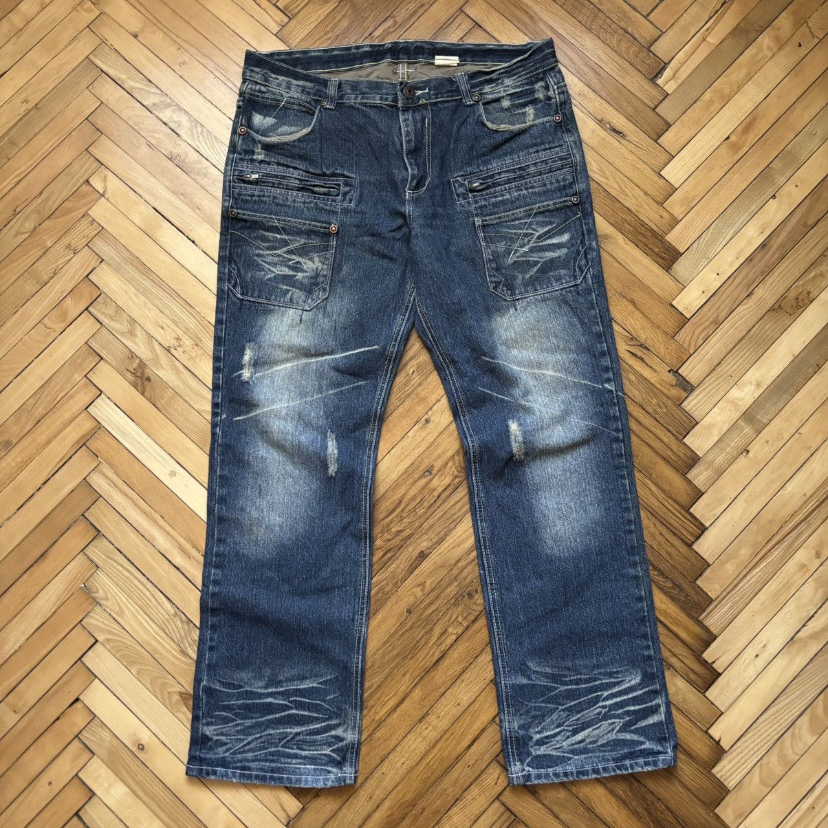 Other Last Drop‼️ Vintage Distressed Punk Jeans Size US 35 - 3 Thumbnail
