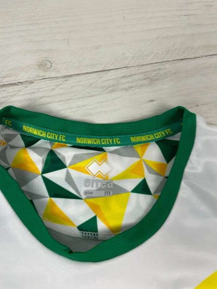 Errea NORWICH CITY 2018 2019 Jordan Rhodes #11 AWAY SHIRT JERSEY Size US M / EU 48-50 / 2 - 19 Thumbnail