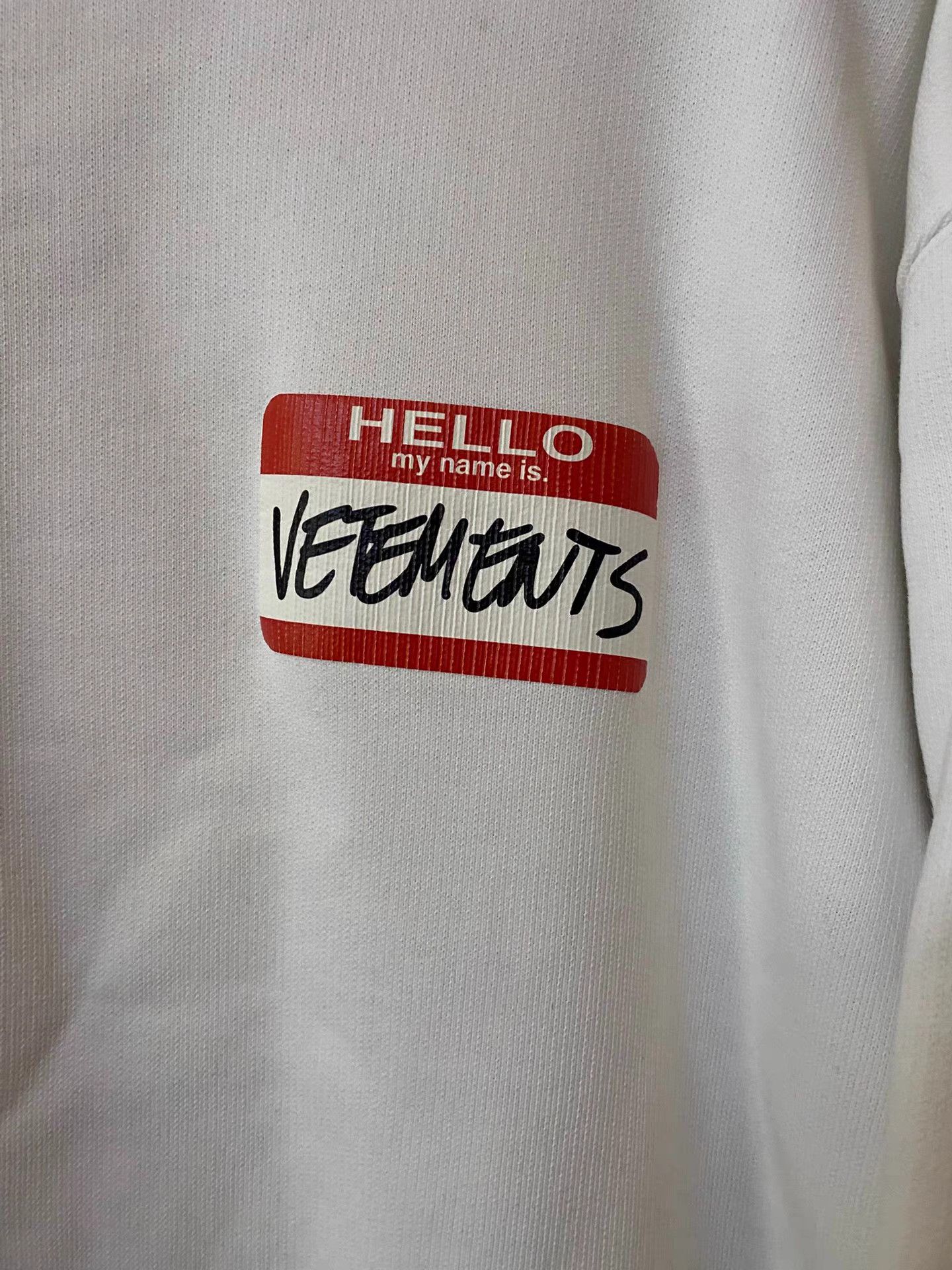 Vetements Vetements Signature Logo Hoodie Size S Size US S / EU 44-46 / 1 - 3 Thumbnail