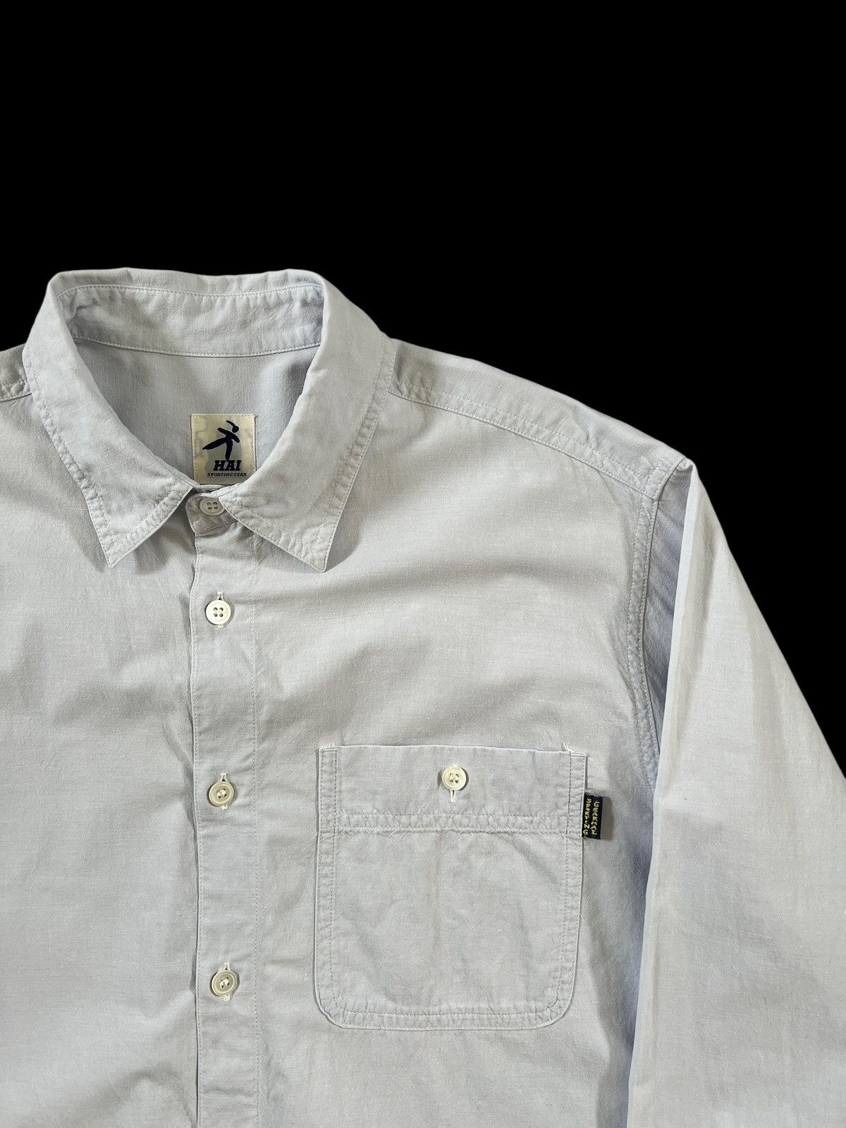 Hai Sporting Gear × Issey Miyake 1990 Hai Sporting Gear Button Up Shirt Size US XL / EU 56 / 4 - 5 Thumbnail