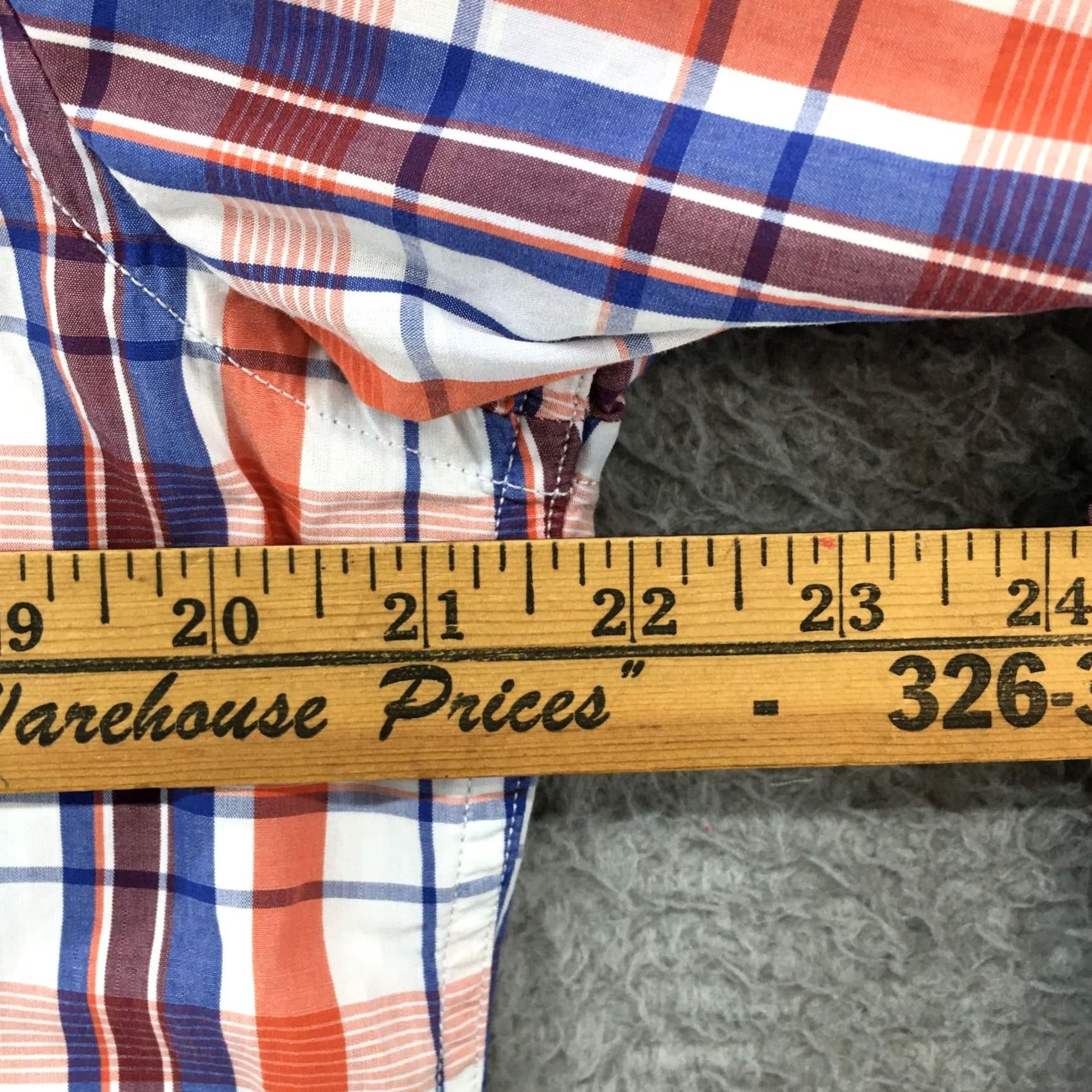 Banana Republic Banana Republic Button-Up Shirt Mens L Multicolor Cotton Plaid Slim Fit Pocket Shirt Mens L Multicolor Cotton Plaid Slim Fit Pocket Size US L / EU 52-54 / 3 - 4 Thumbnail