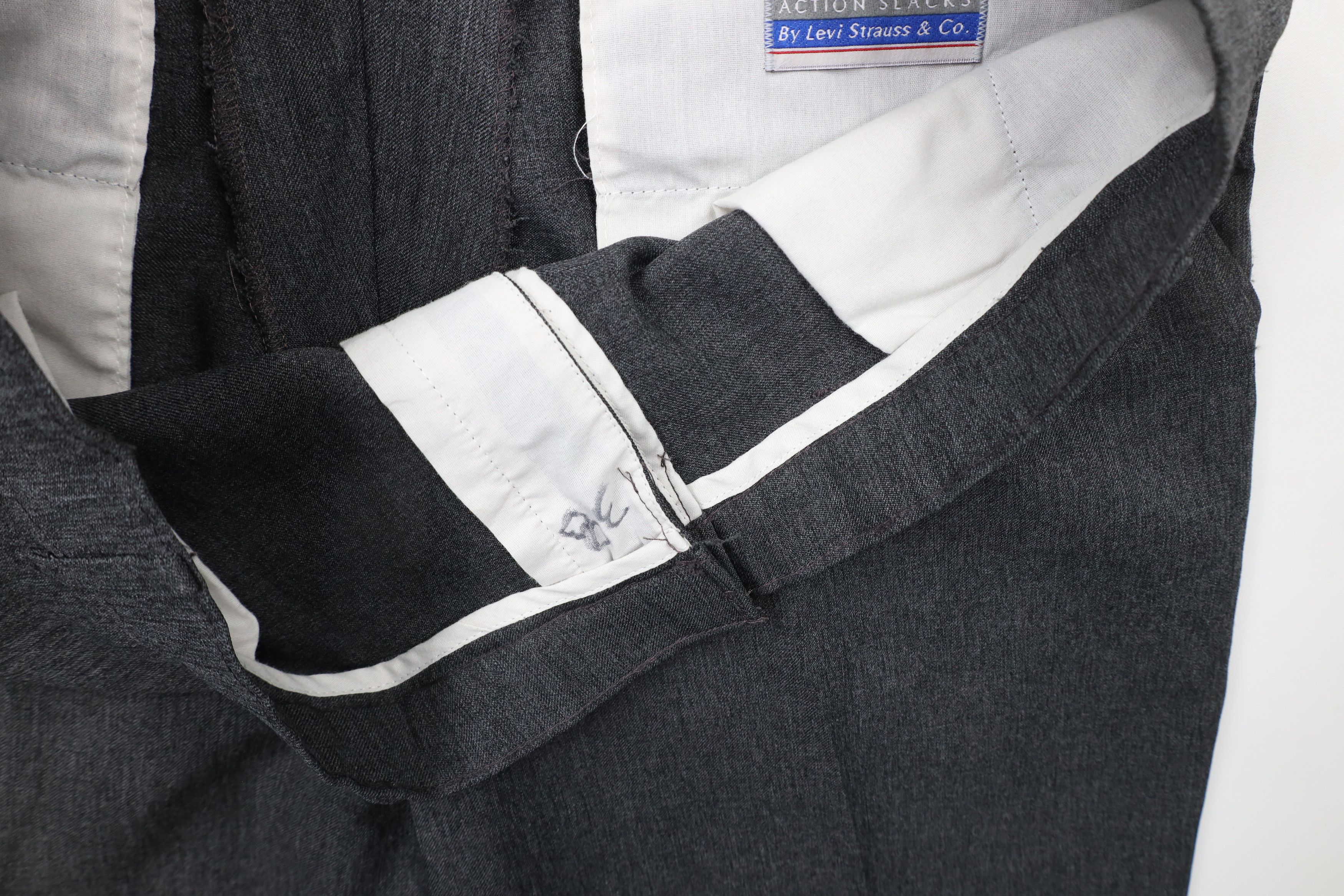 Levi's × Vintage Vintage 90s Levis Chinos Trousers Pants Heather Gray Size US 38 / EU 54 - 7 Thumbnail