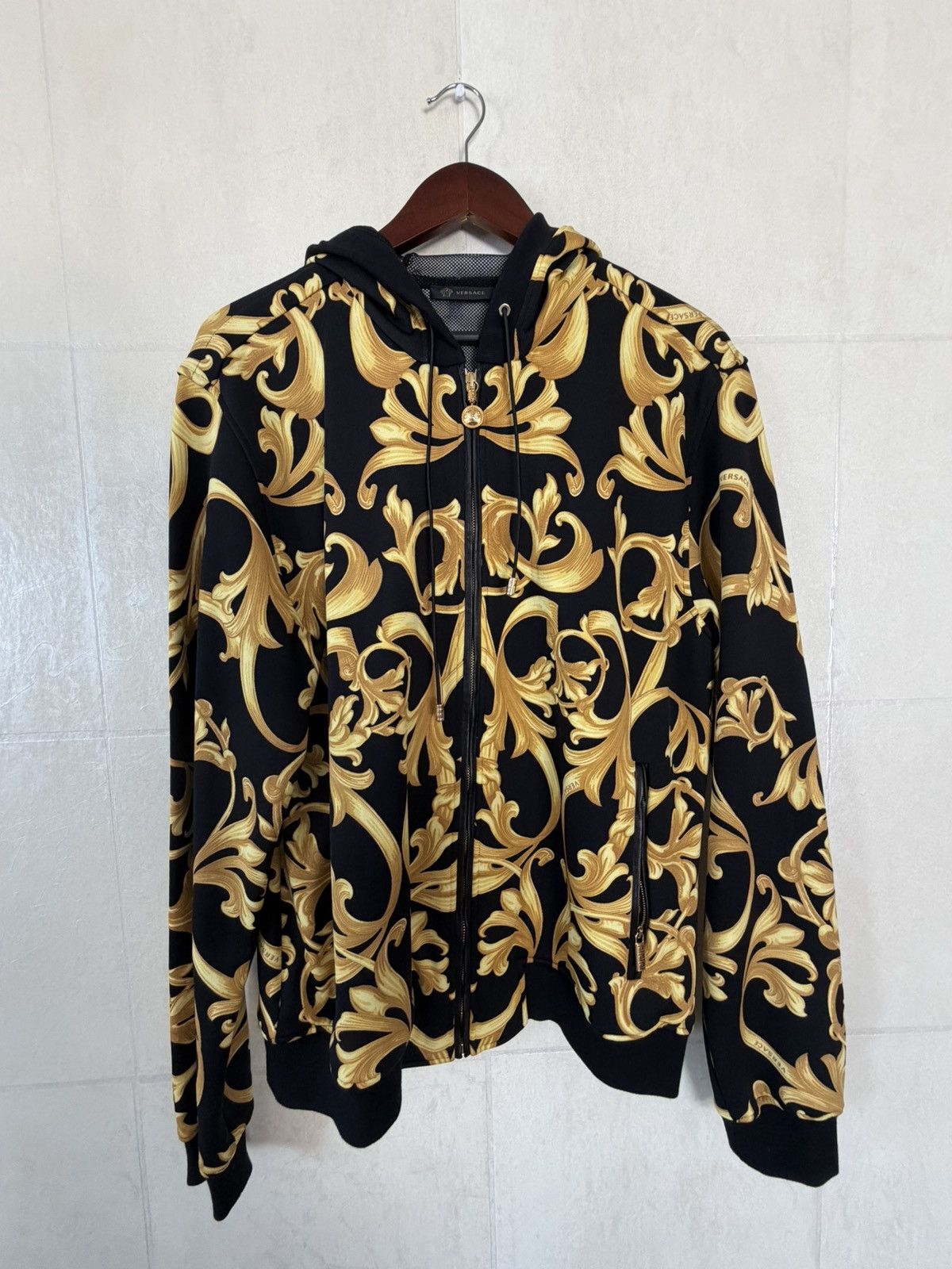 Versace Versace Baroque Hoodie Size US XL / EU 56 / 4 - 1 Thumbnail