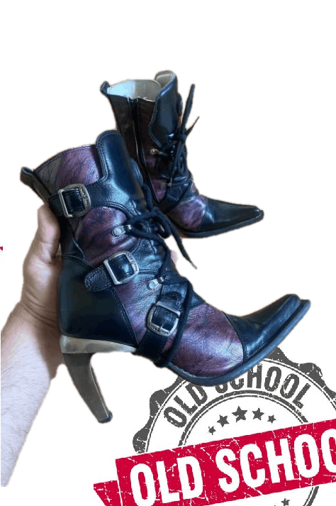 Japanese Brand New Rock Vintage Heels Boots Size US 7 / IT 37 - 1 Thumbnail