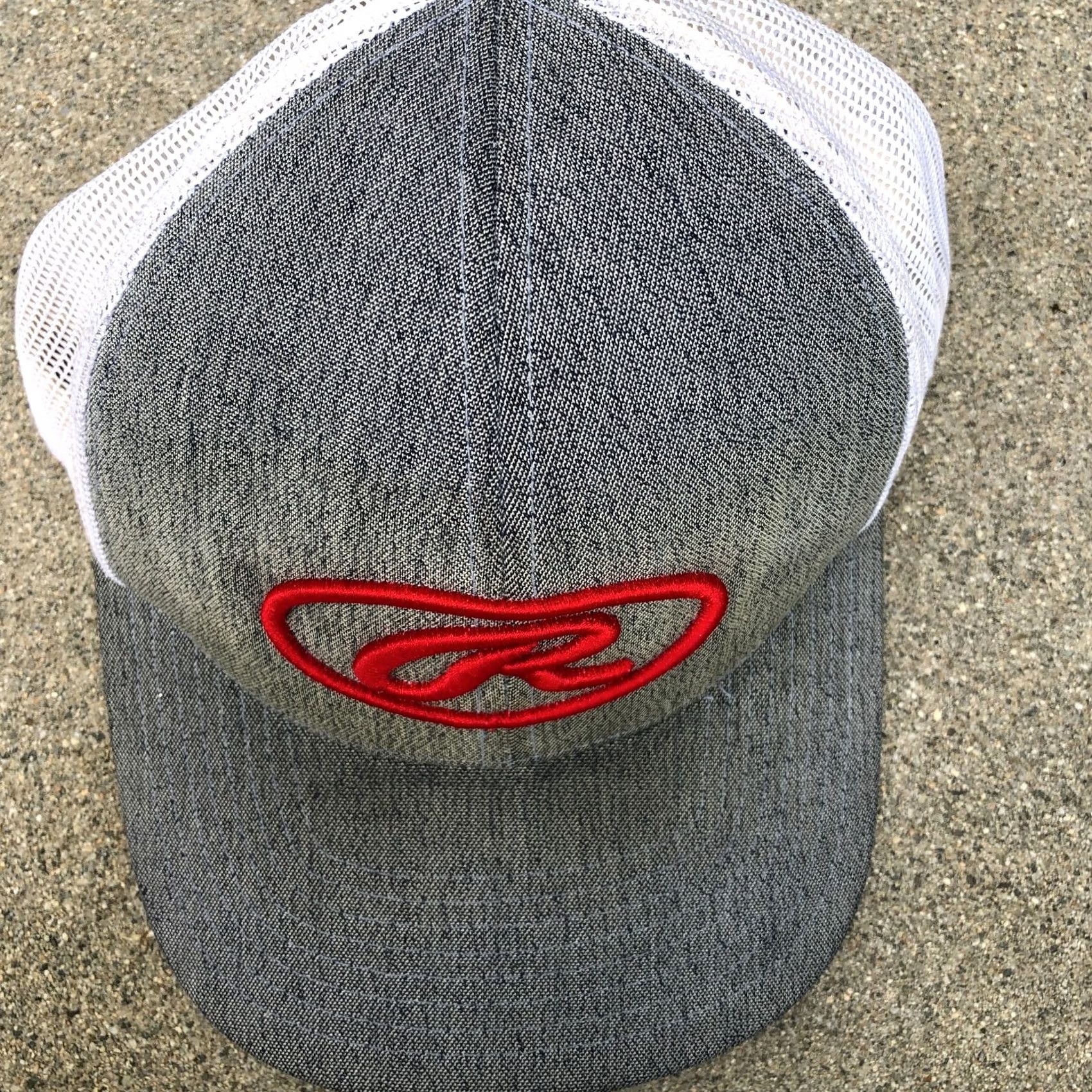 Vintage VINTAGE PACIFIC HEADWEAR Rawlings Trucker Hat Men's Embroidered Snapback Grey Cap Size ONE SIZE - 3 Thumbnail