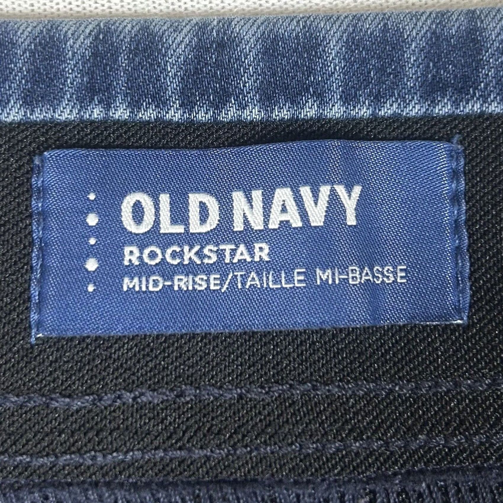 Old Navy Old Navy Jeggings Womens Size 4 Tall Blue Denim Mid Rise Pull On 5-Pocket Zipper Jeans Size 27" / US 4 / IT 40 - 2 Thumbnail