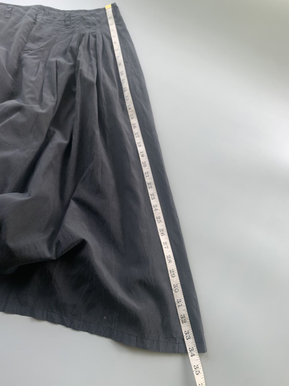 Yohji Yamamoto Y’s YOHJI YAMAMOTO SILK&COTTON CHARCOAL SKIRT Size 30" / US 8 / IT 44 - 15 Thumbnail