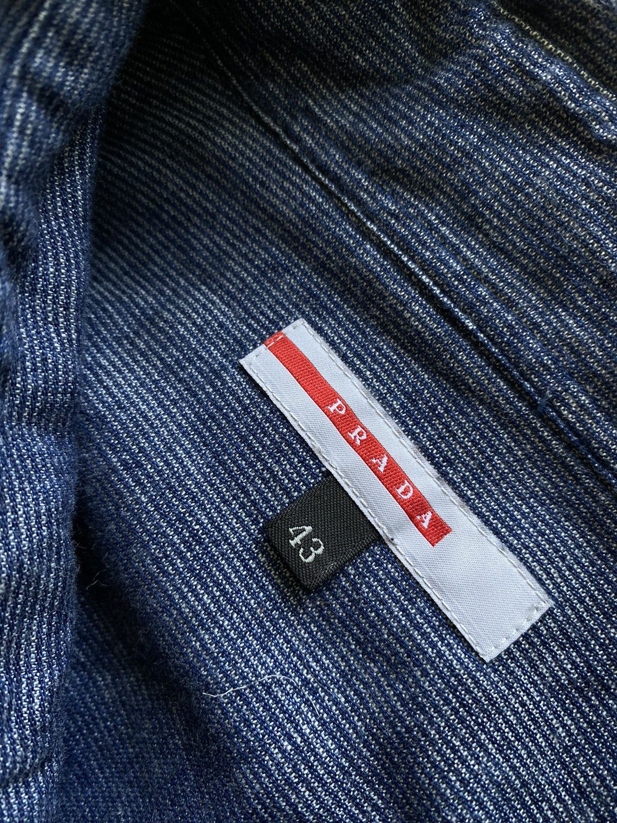 Prada 2006 Prada Milano vintage pocket shirt 43 Size US XL / EU 56 / 4 - 4 Thumbnail