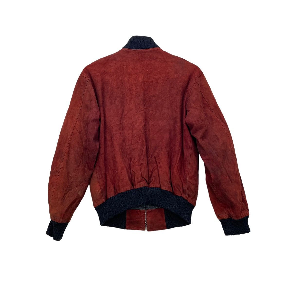 Genuine Leather 💥Vintage Japanese Brand Suede Life Bomber Sheep Skin Jacket Size US M / EU 48-50 / 2 - 3 Thumbnail