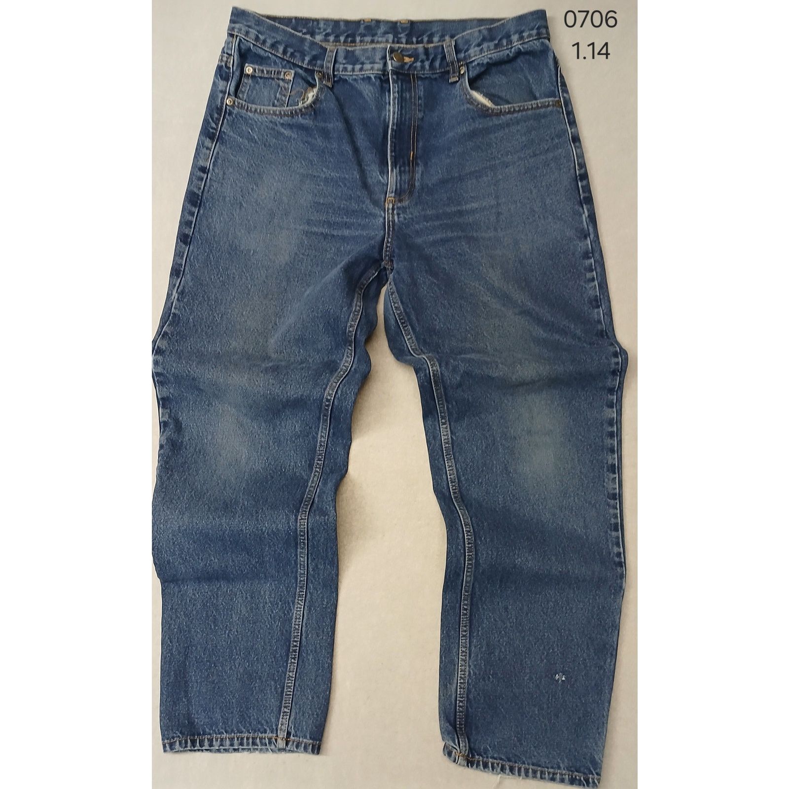 Other Member's Mark (36x32) Men's Regular Fit Blue Denim Jeans Size US 36 / EU 52 - 1 Thumbnail