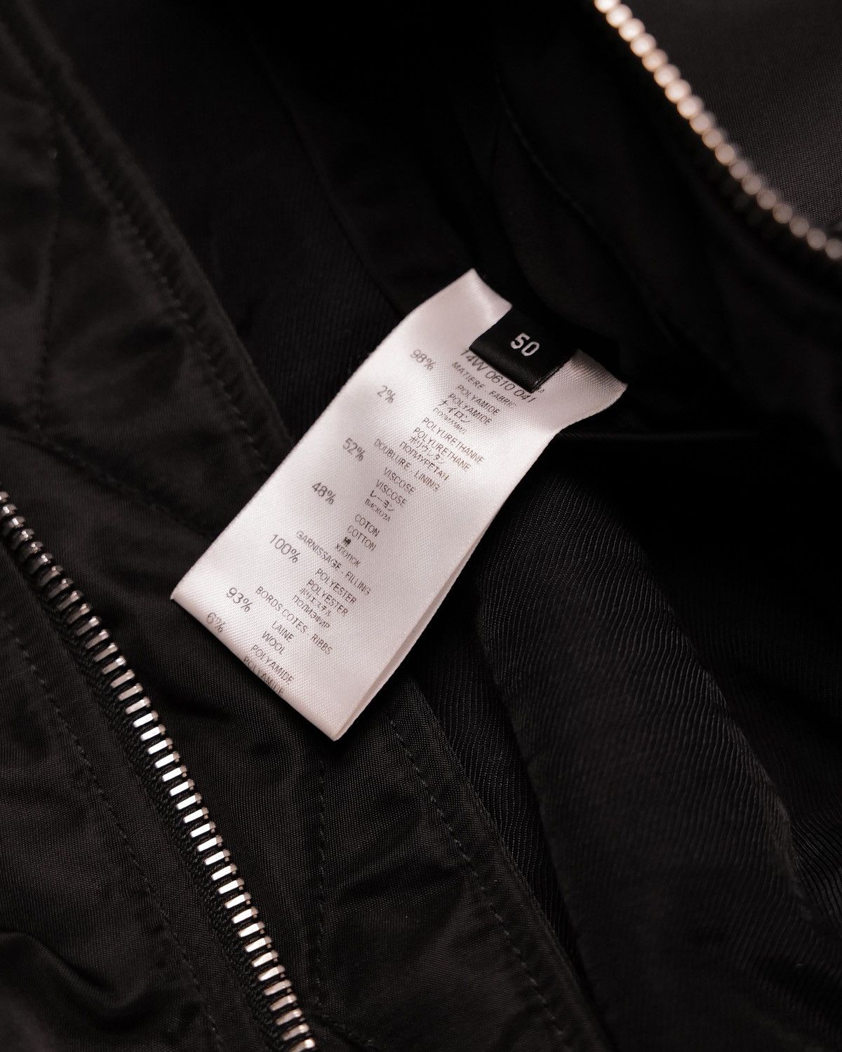 Givenchy Givenchy 2014 F/W Shell Bomber Jacket - Mens Size 50EU (M/L) Size US M / EU 48-50 / 2 - 9 Thumbnail