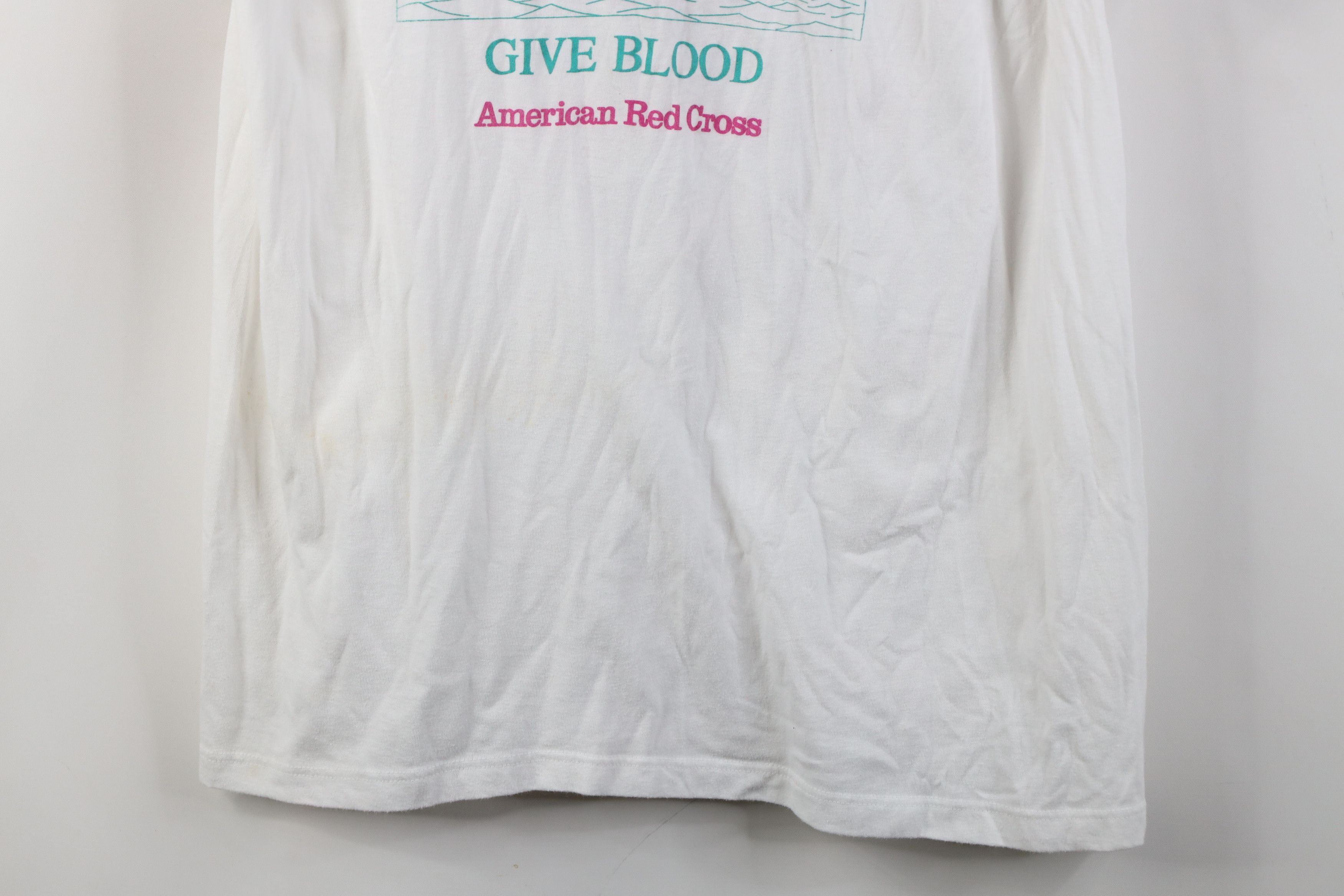 Vintage Vintage 60s 70s American Red Cross Island T-Shirt USA White Size XL / US 12-14 / IT 48-50 - 3 Thumbnail