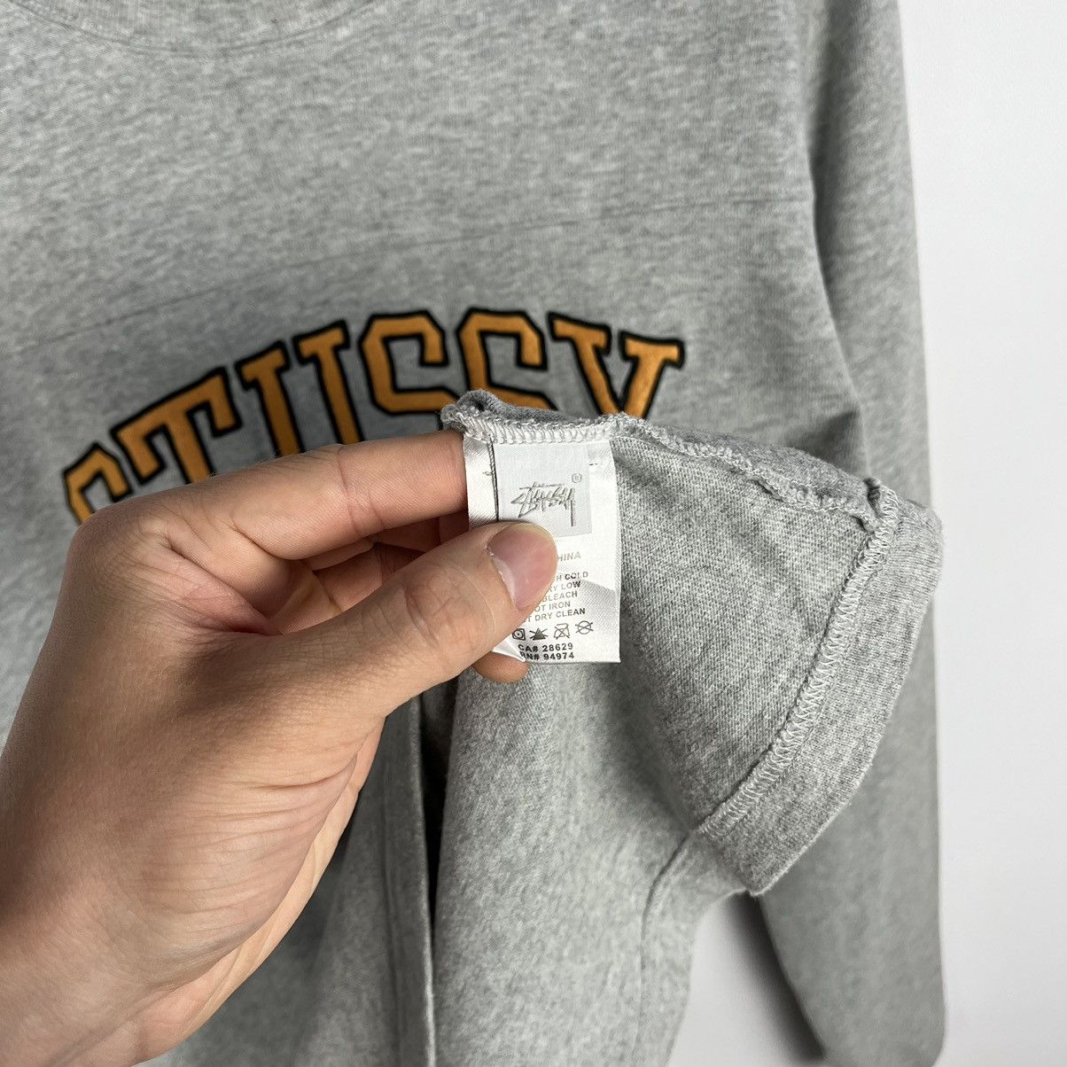 Stussy × Vintage Vintage Stussy big logo longsleeve 90’s Size US S / EU 44-46 / 1 - 8 Thumbnail