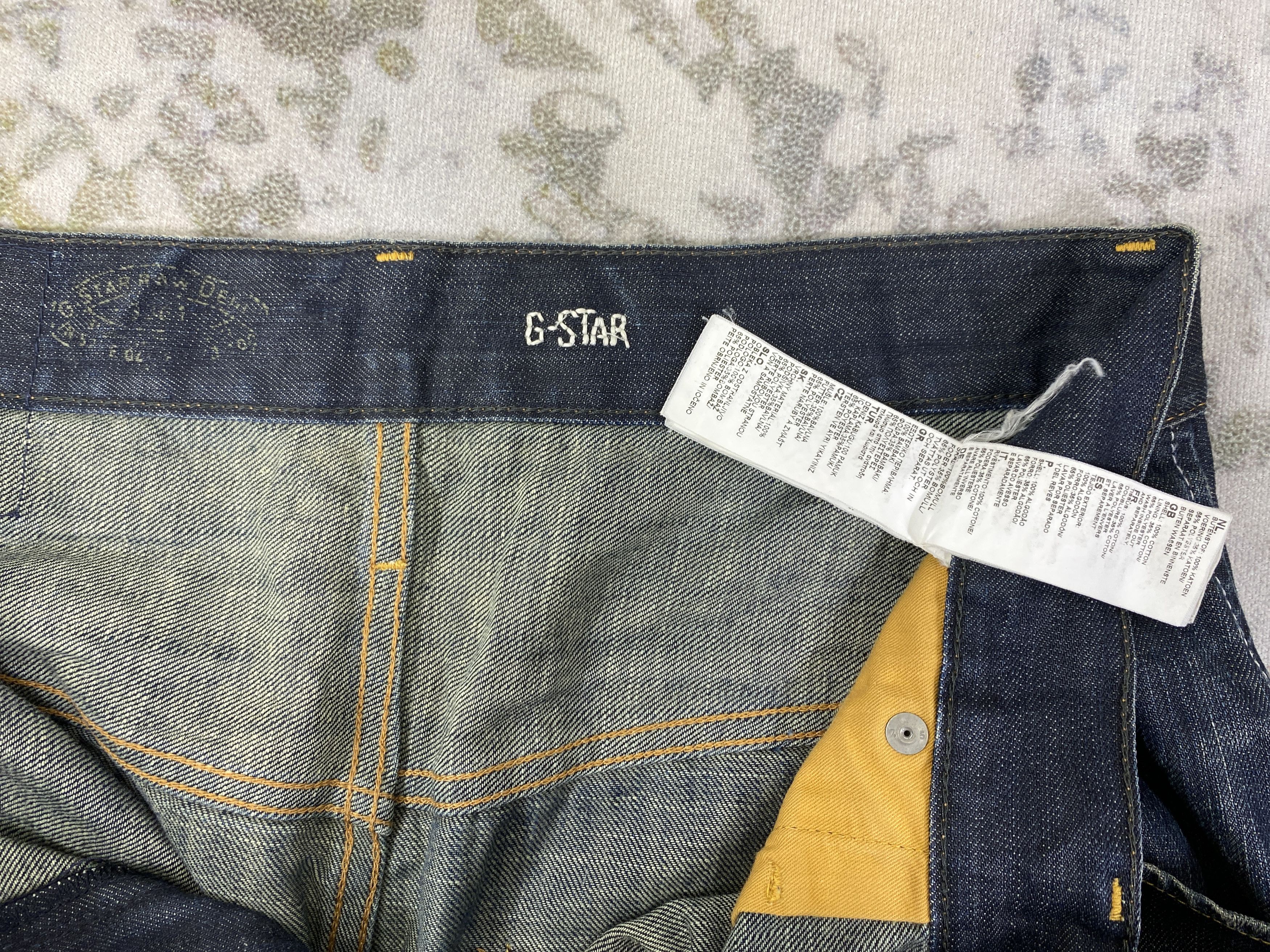 Hysteric Glamour Blue Vintage G-Star Jeans 34x28 - JN3060 Size US 34 / EU 50 - 12 Thumbnail