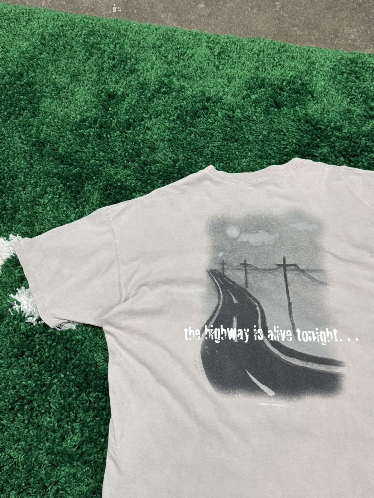 Vintage Vintage 1995 Bruce Springsteen The Highway Tee XXL 2XL Size US XXL / EU 58 / 5 - 7 Thumbnail