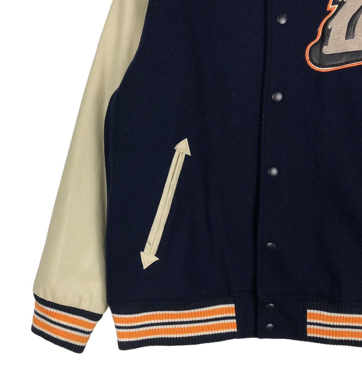 Japanese Brand 🔥VINTAGE LEATHER VARSITY JACKET CONART USA BIG LOGO Size US M / EU 48-50 / 2 - 9 Thumbnail