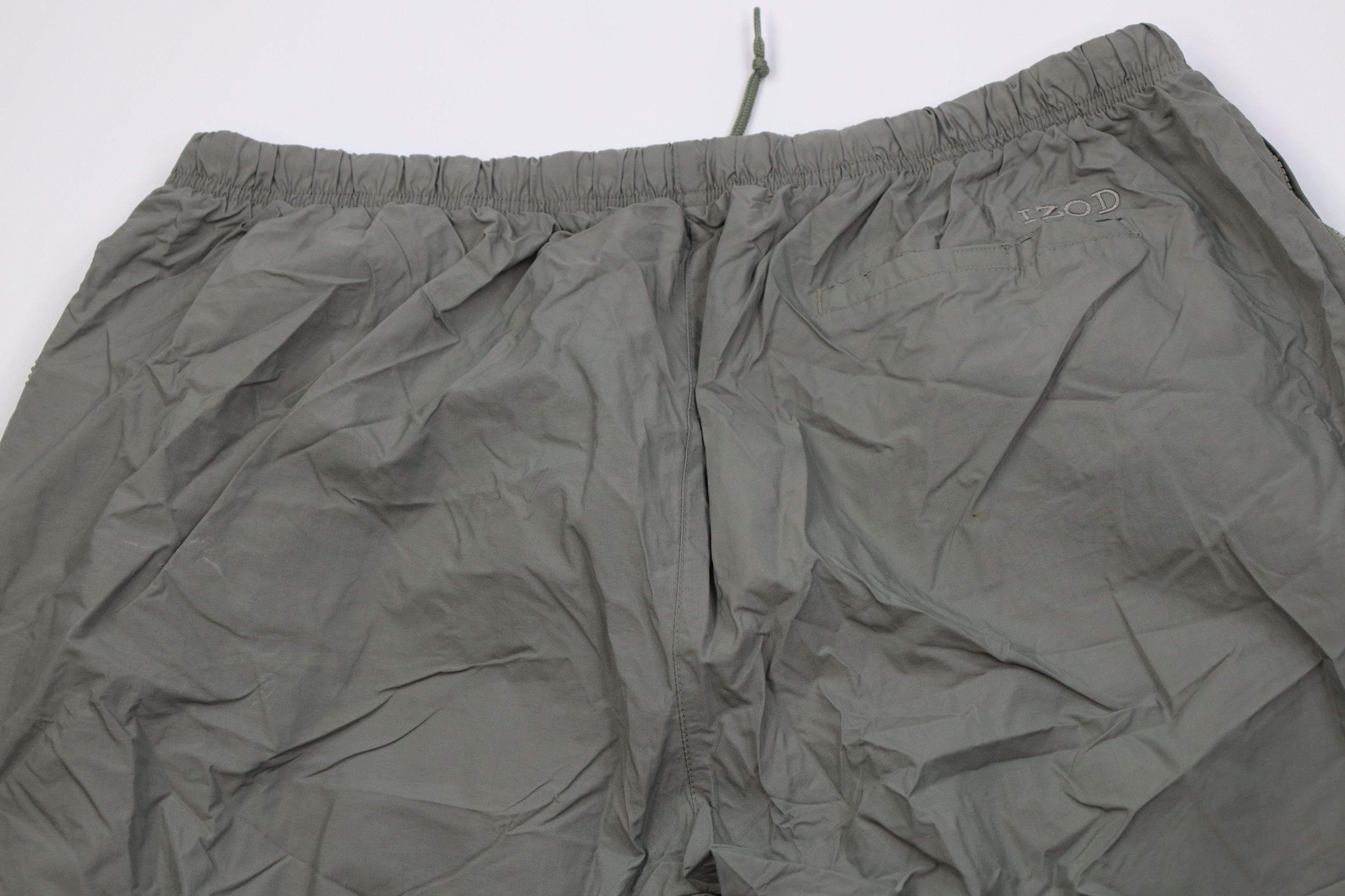 Izod Vintage 90s Y2K Izod Golf Packable Wide Leg Rain Pants Green Size US 40 / EU 56 - 10 Thumbnail