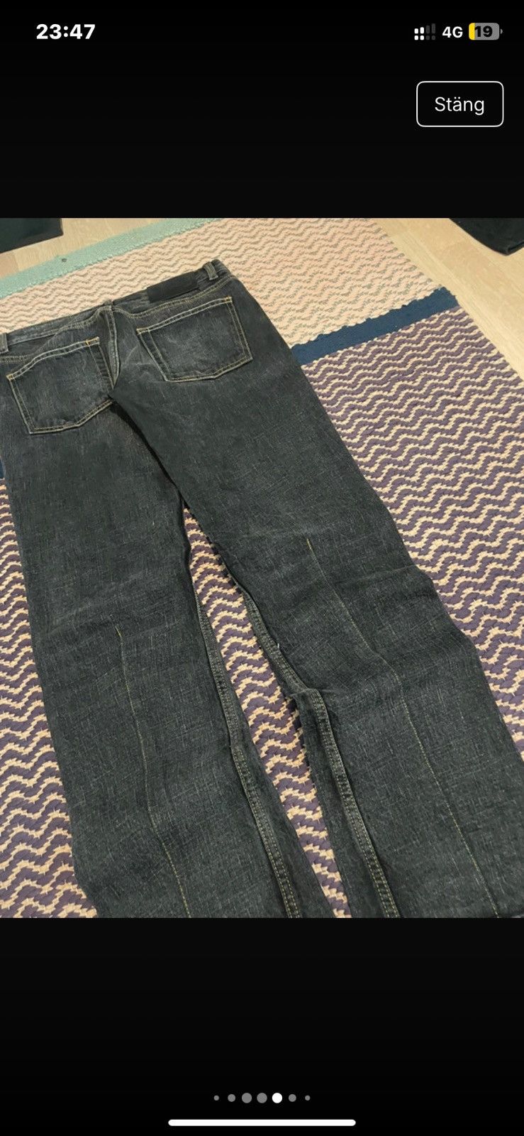 Yohji Yamamoto 2012 Yohji Yamamoto Y-3 denim jeans Size US 29 - 9 Thumbnail