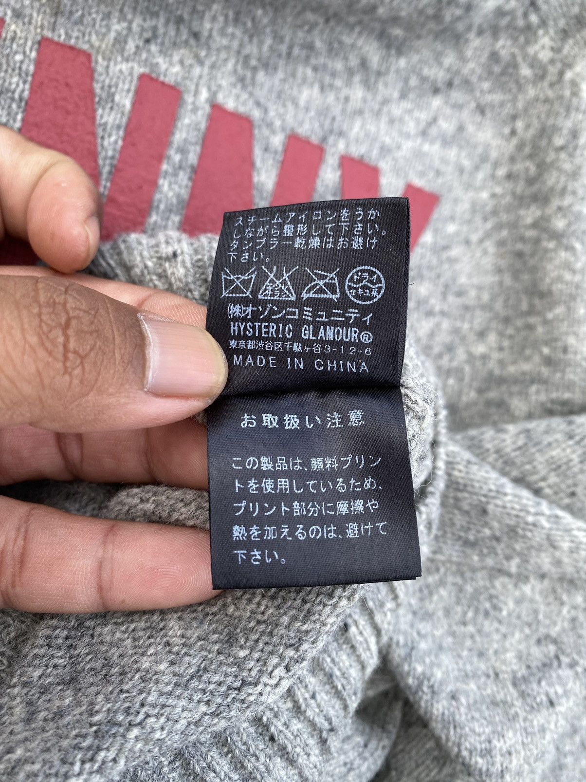 Hysteric Glamour Rare Hysteric Glamour Johny Fucking Thunder Wool Sweater Size US M / EU 48-50 / 2 - 14 Thumbnail