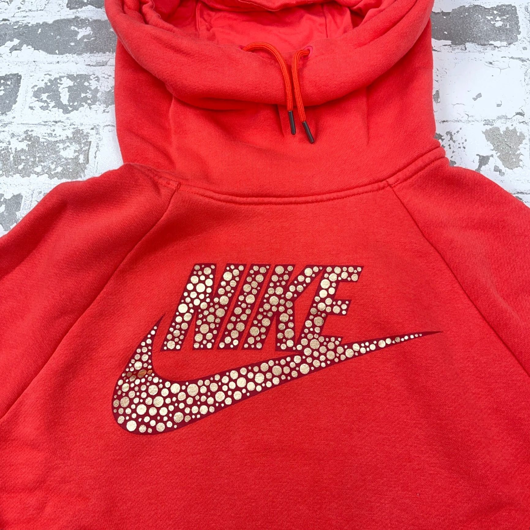 Nike Nike Hoodie Women L Pink Sweatshirt Turtle Neck Swoosh Logo Hooded Pullover Fleece. Size L / US 10 / IT 46 - 6 Thumbnail