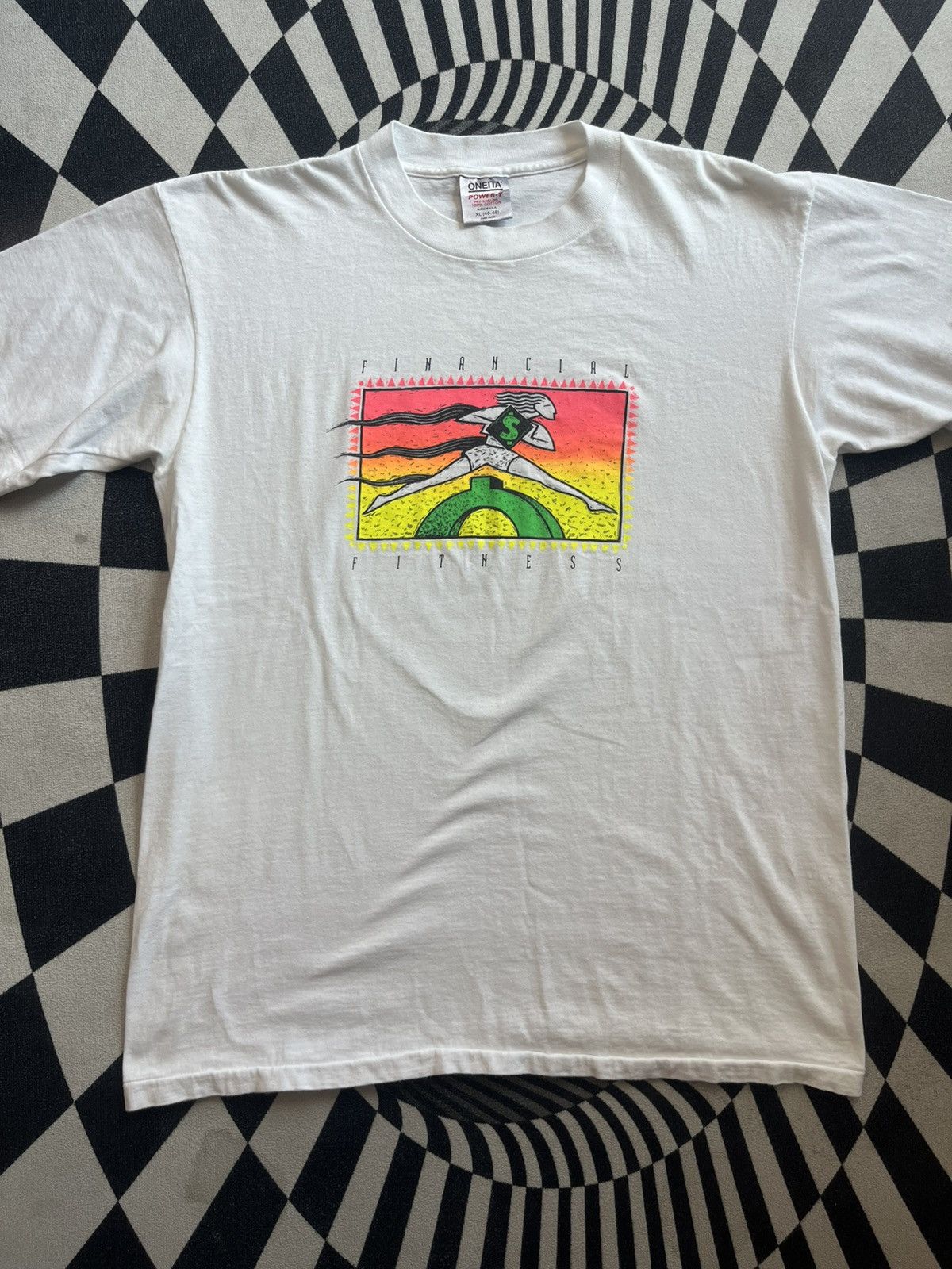 Arts & Science Vintage FINANCIAL FITNESS U.S BANK 90’s Tshirt Size US XL / EU 56 / 4 - 4 Thumbnail